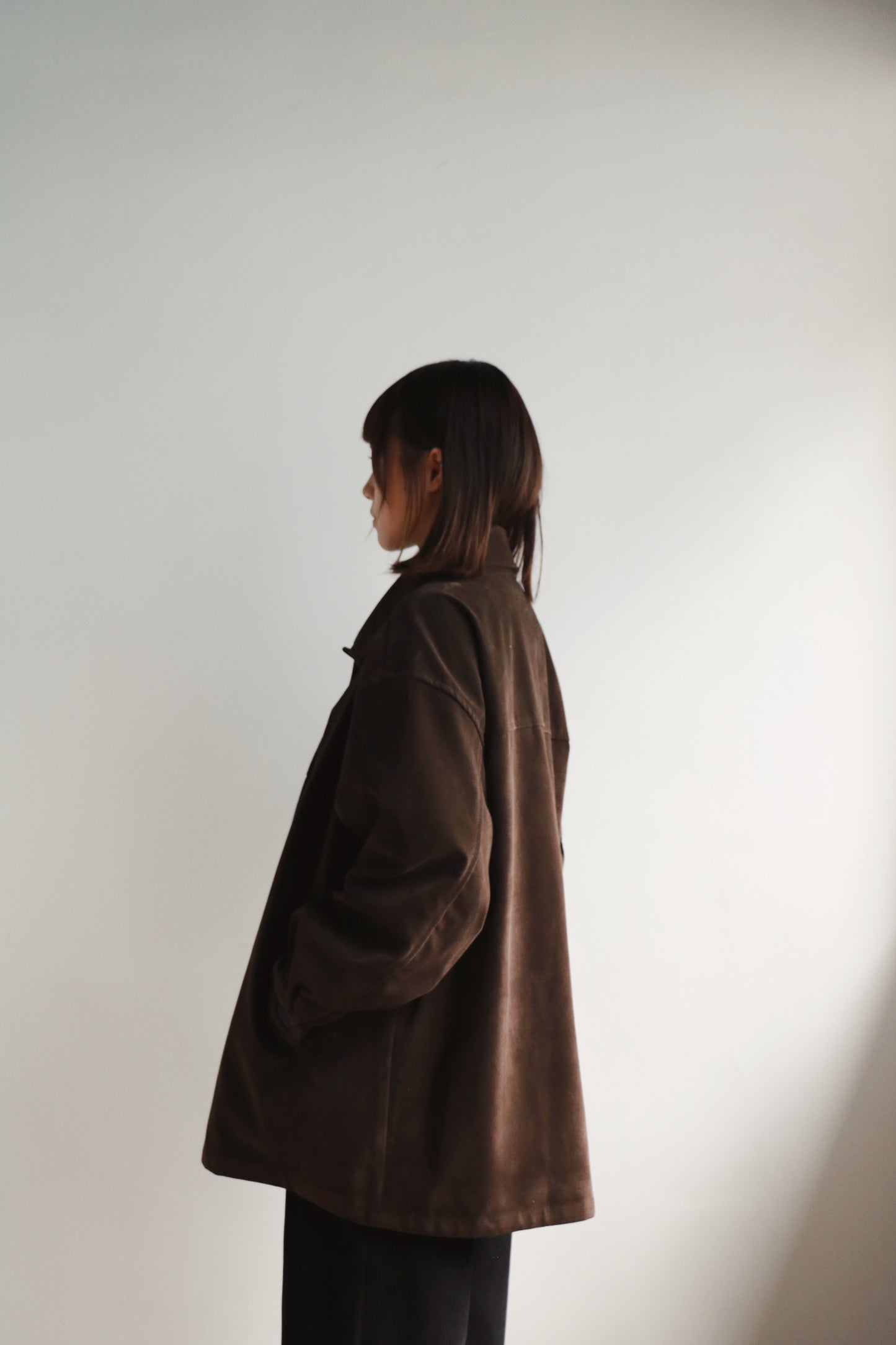 Suede Jacket (Brown)