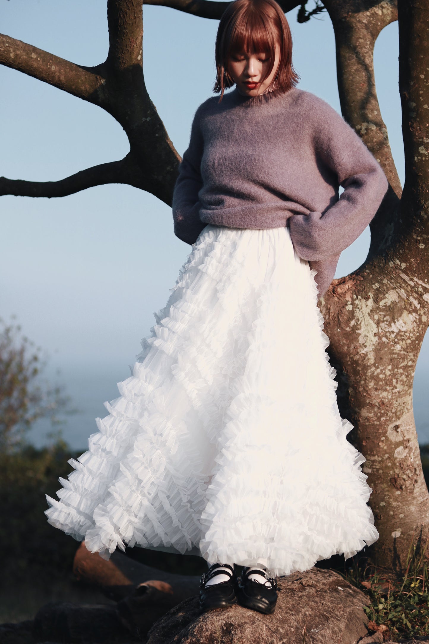 Doll Lace Skirt (White)