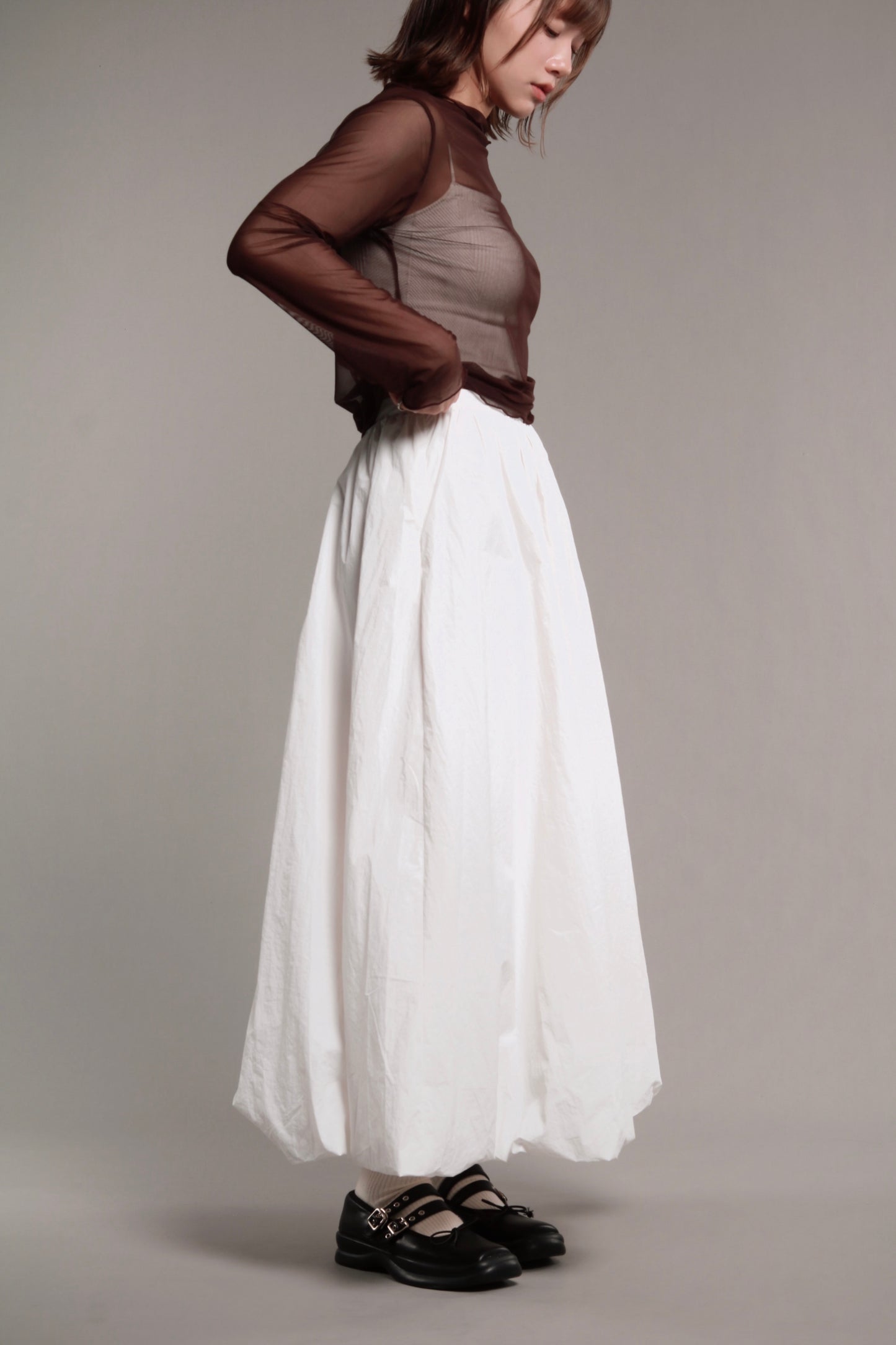 Bubble Skirt (White)