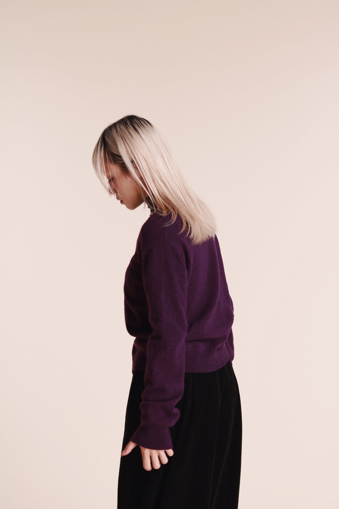 90s Cardigan (Purple)