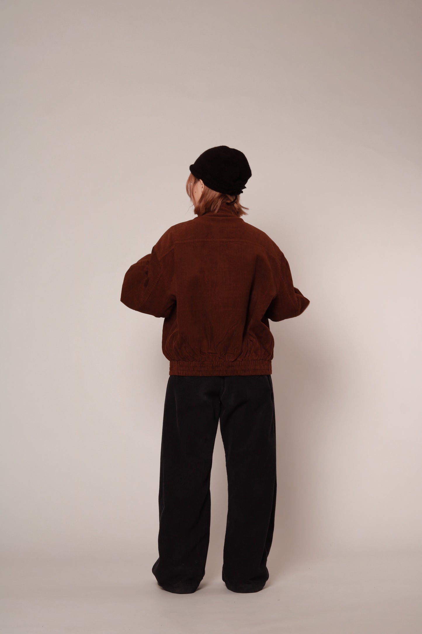 Unisex Corduroy Jacket (Brown)
