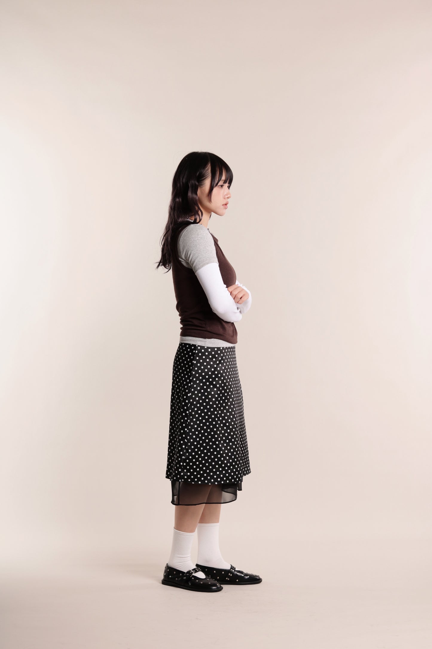 Aria Layered Top (Brown)