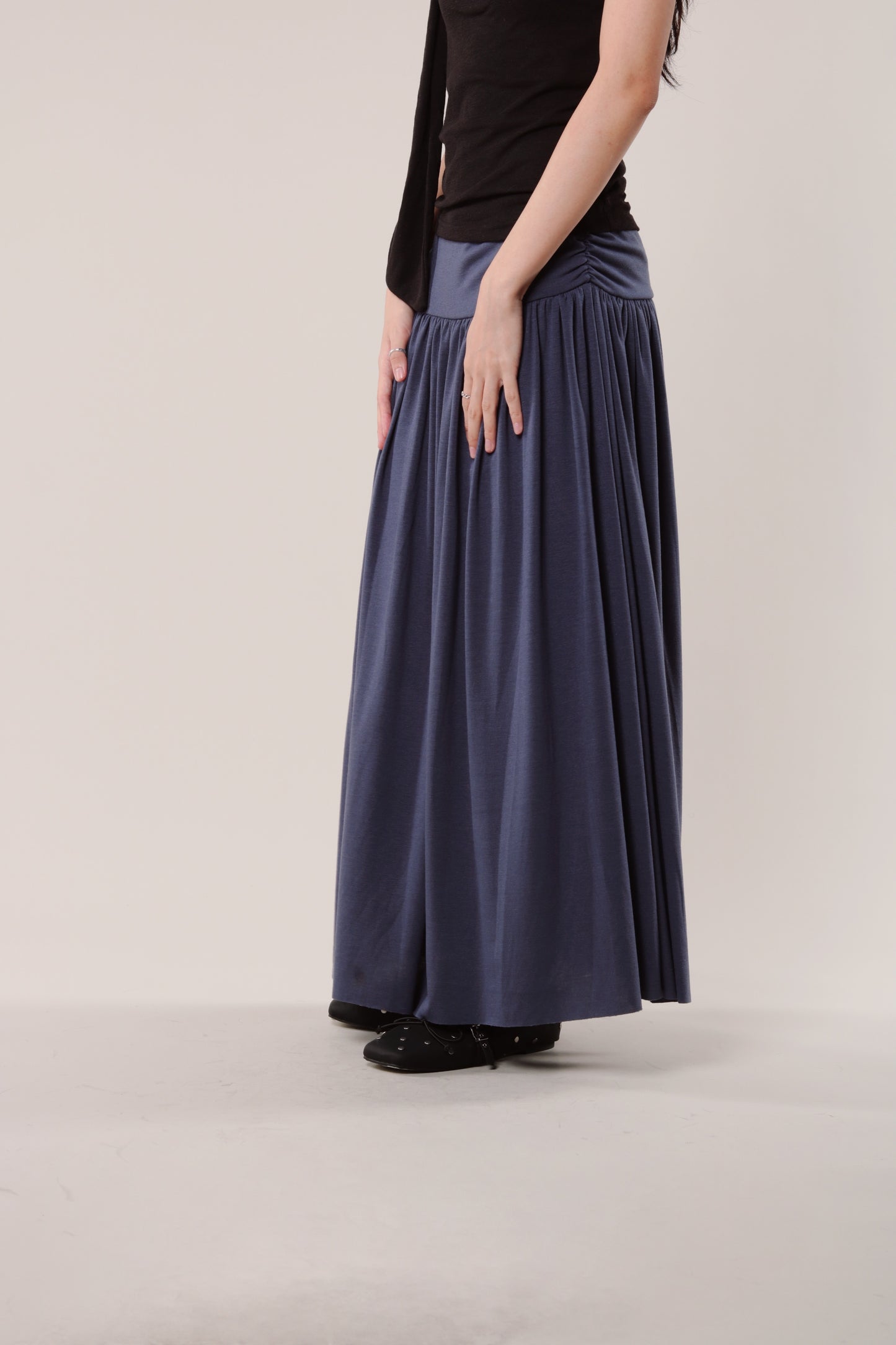 Softy Lazy Skirt (Navy)
