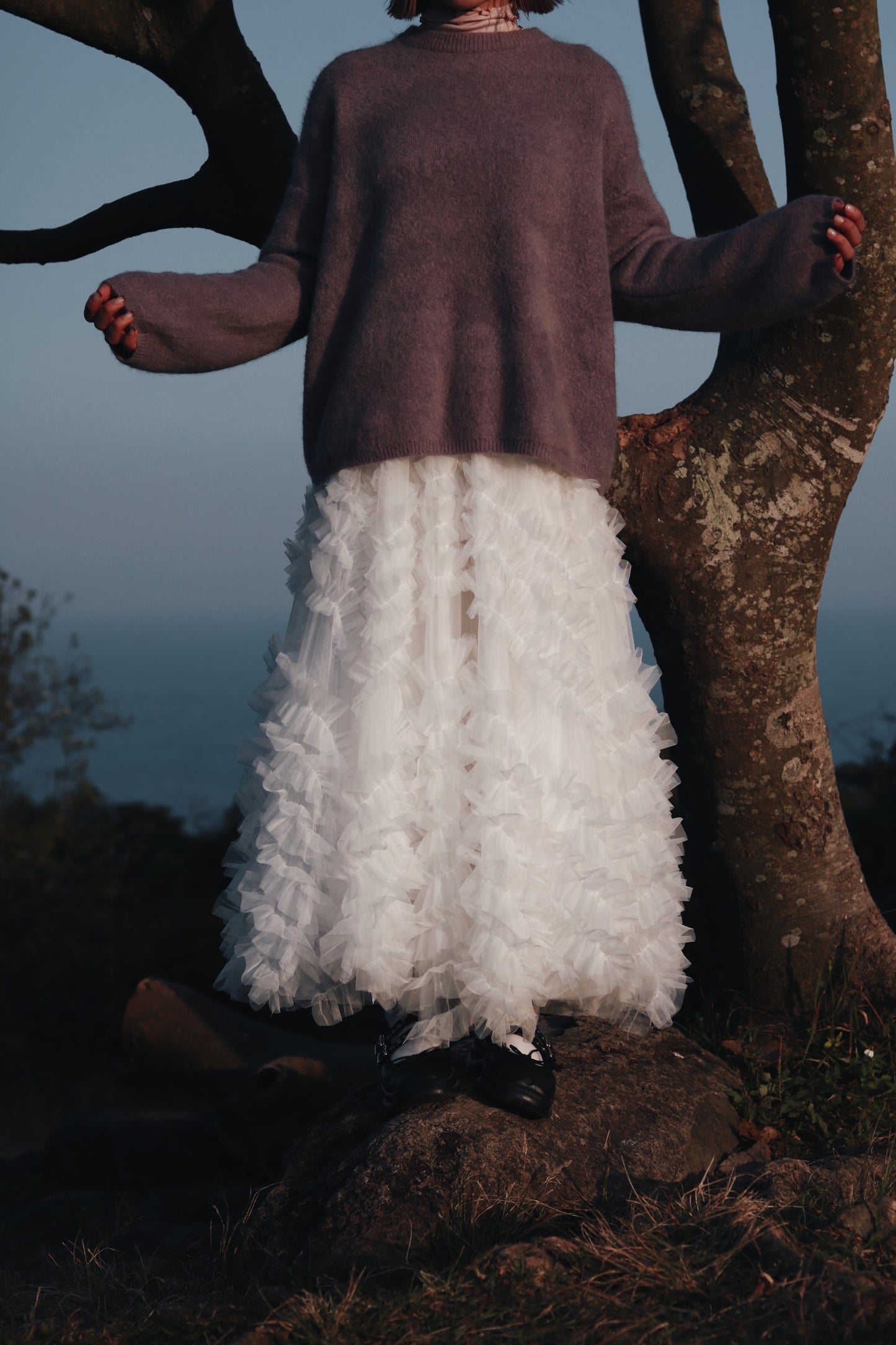 Doll Lace Skirt (White)