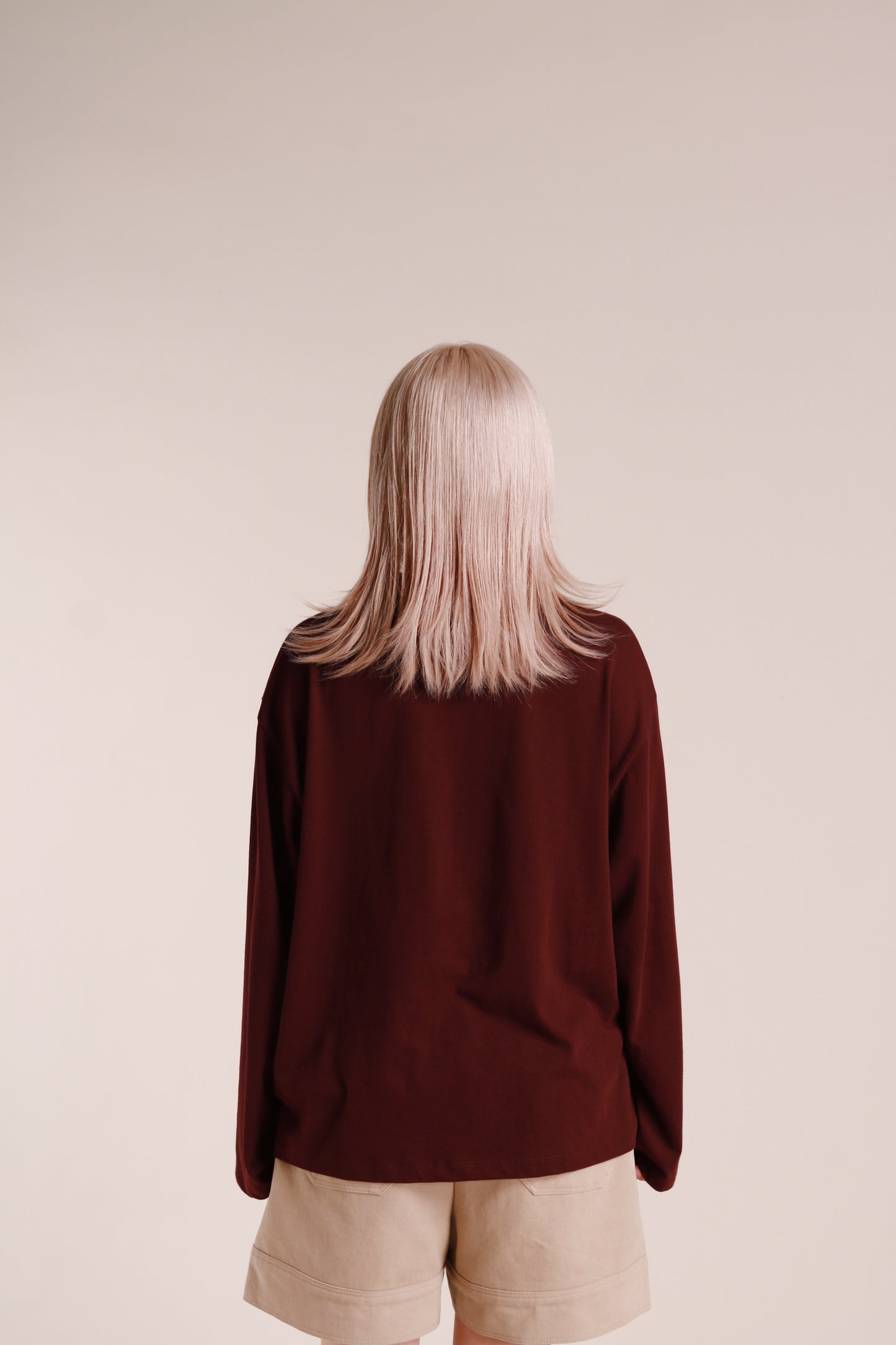 Autumn Polo Top (Wine)