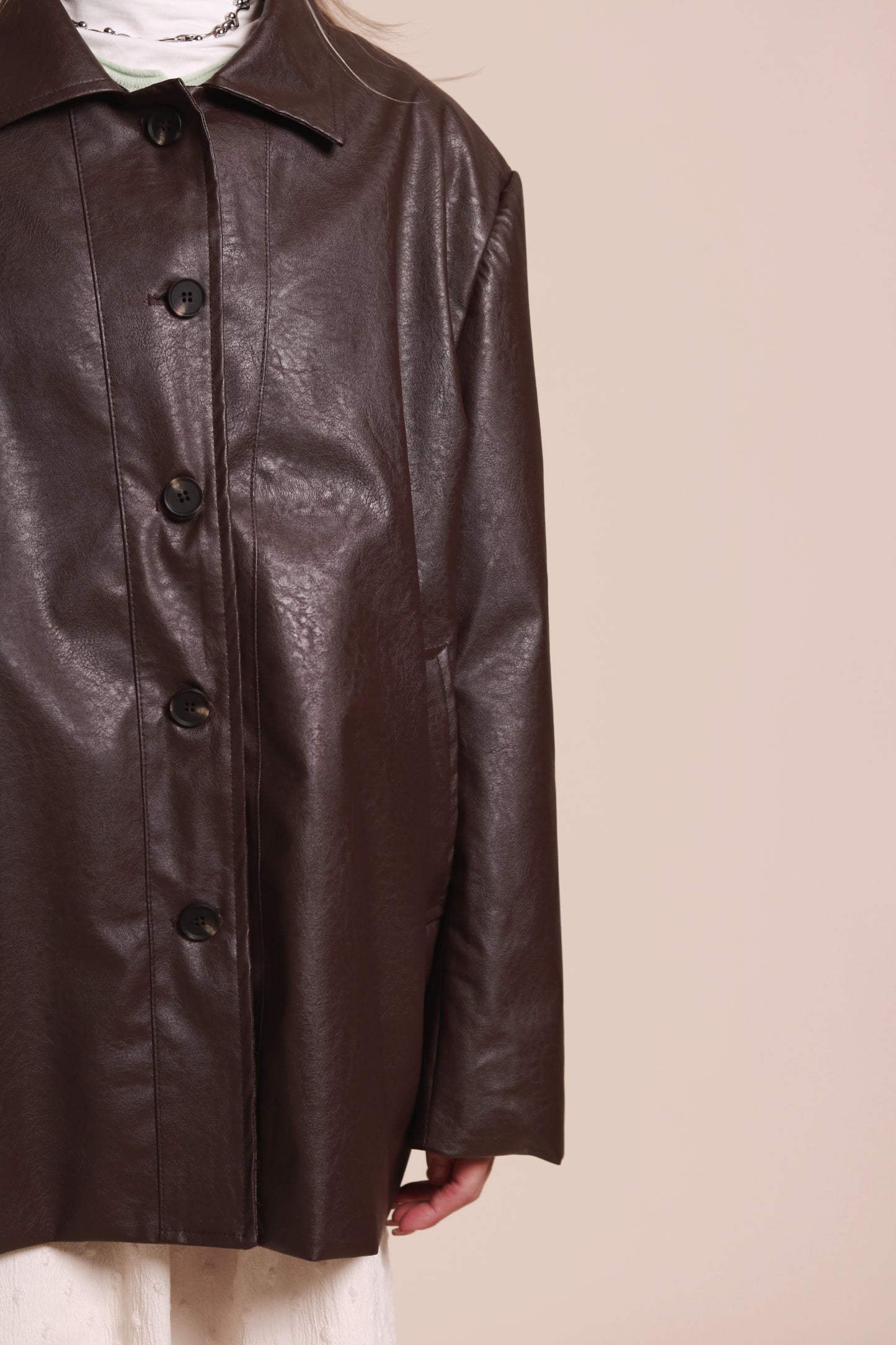 Leather Jacket (Brown)