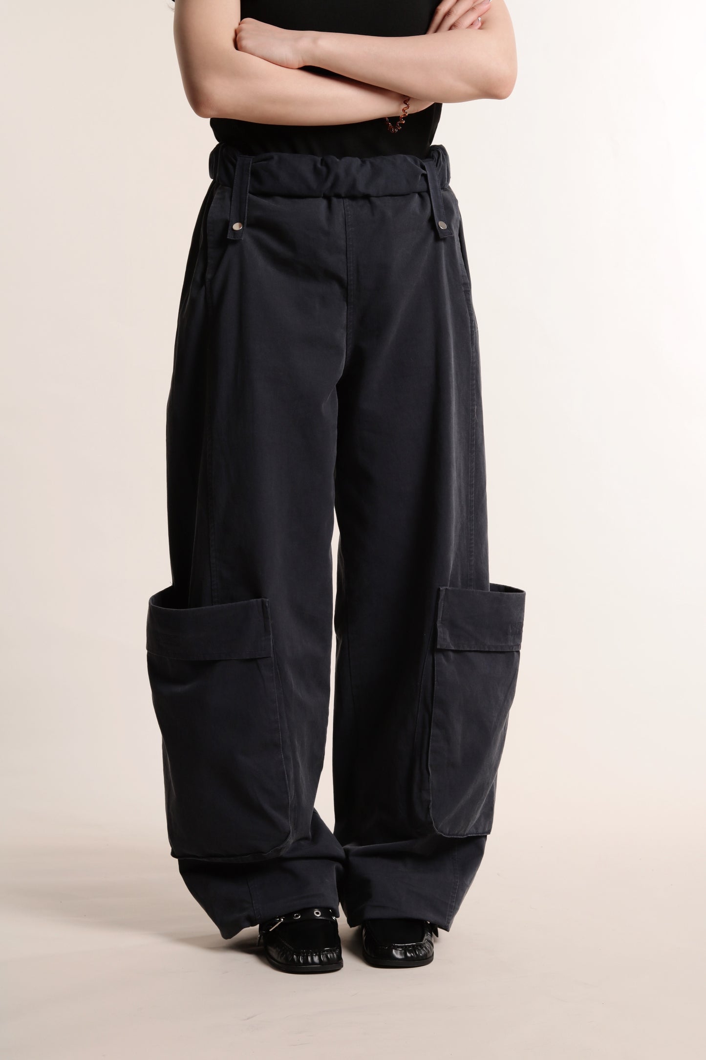 Volume Pocket Pants (Navy)
