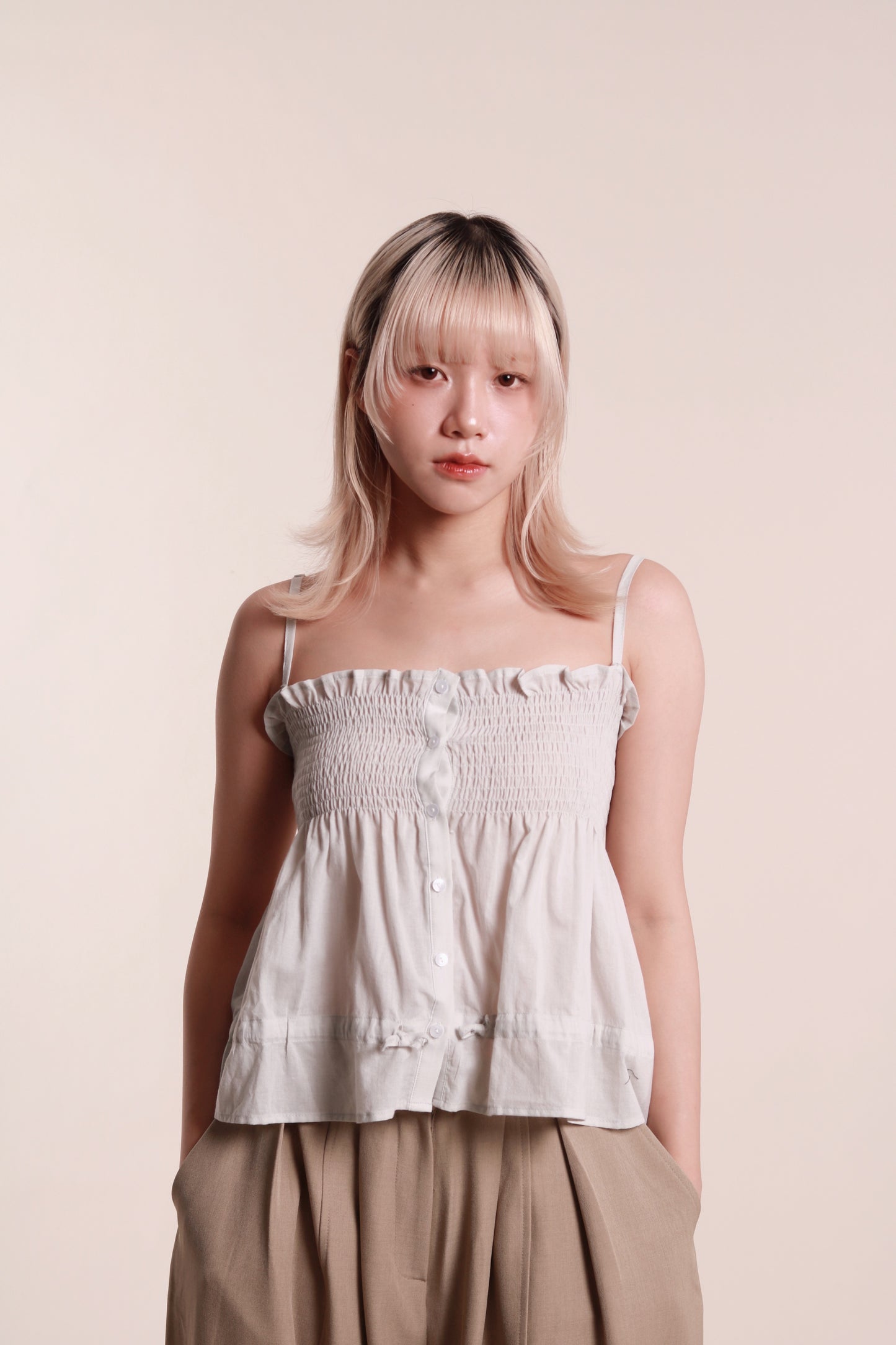 Audrey Sleeveless Top (Mint)