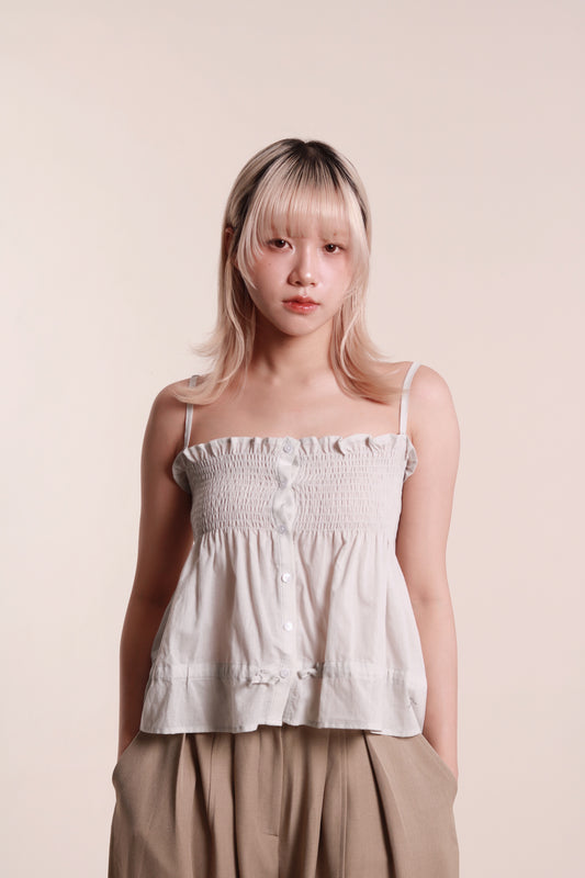 Audrey Sleeveless Top (Mint)