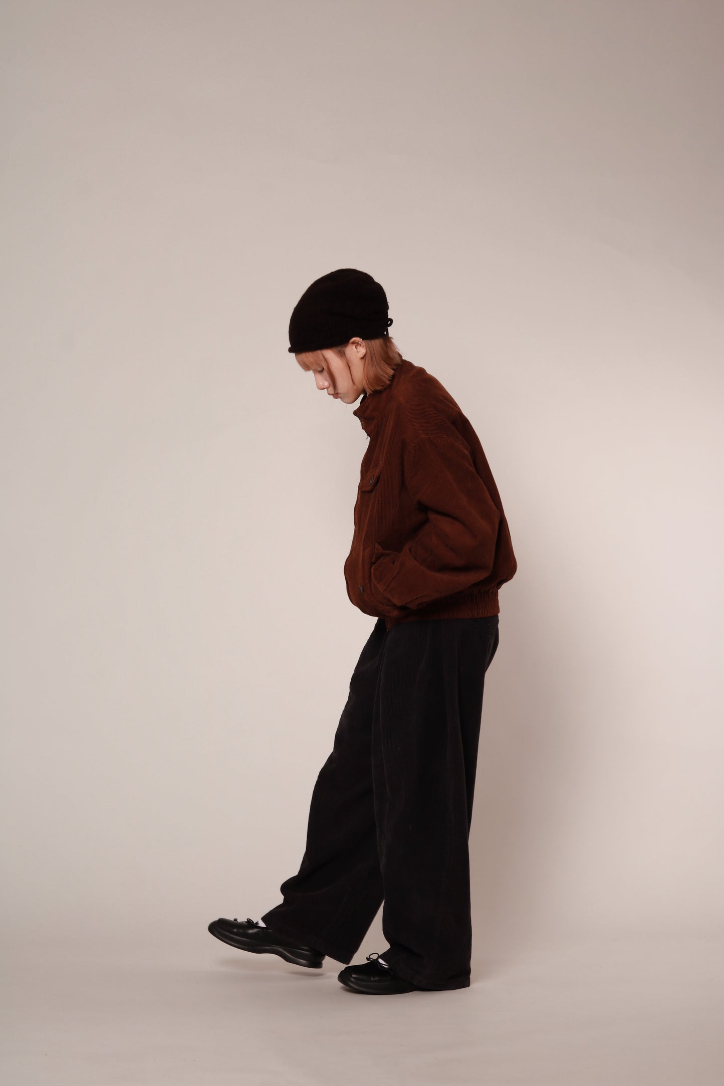 Unisex Corduroy Jacket (Brown)