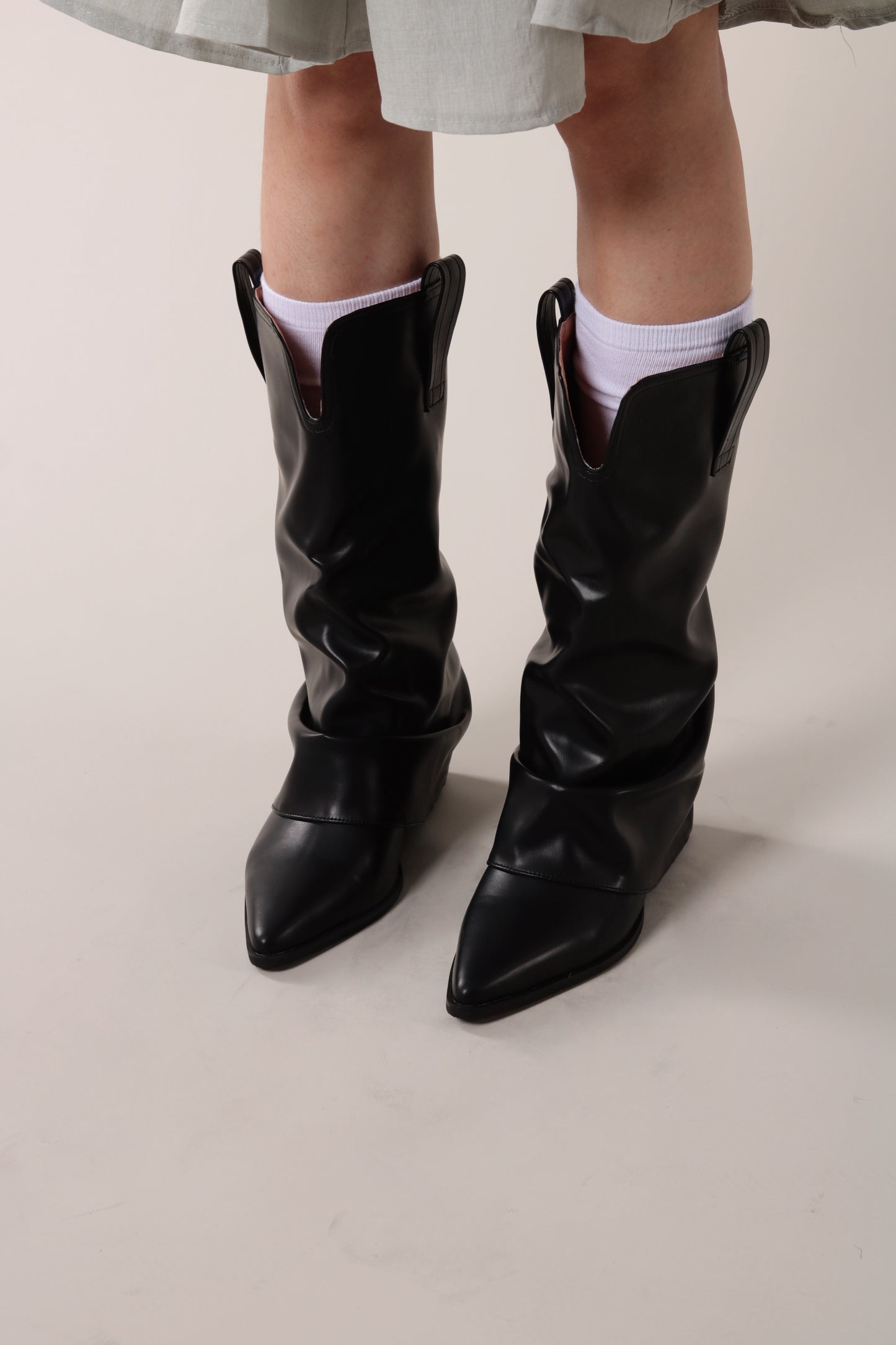 Edgy Pointed Toe Boots