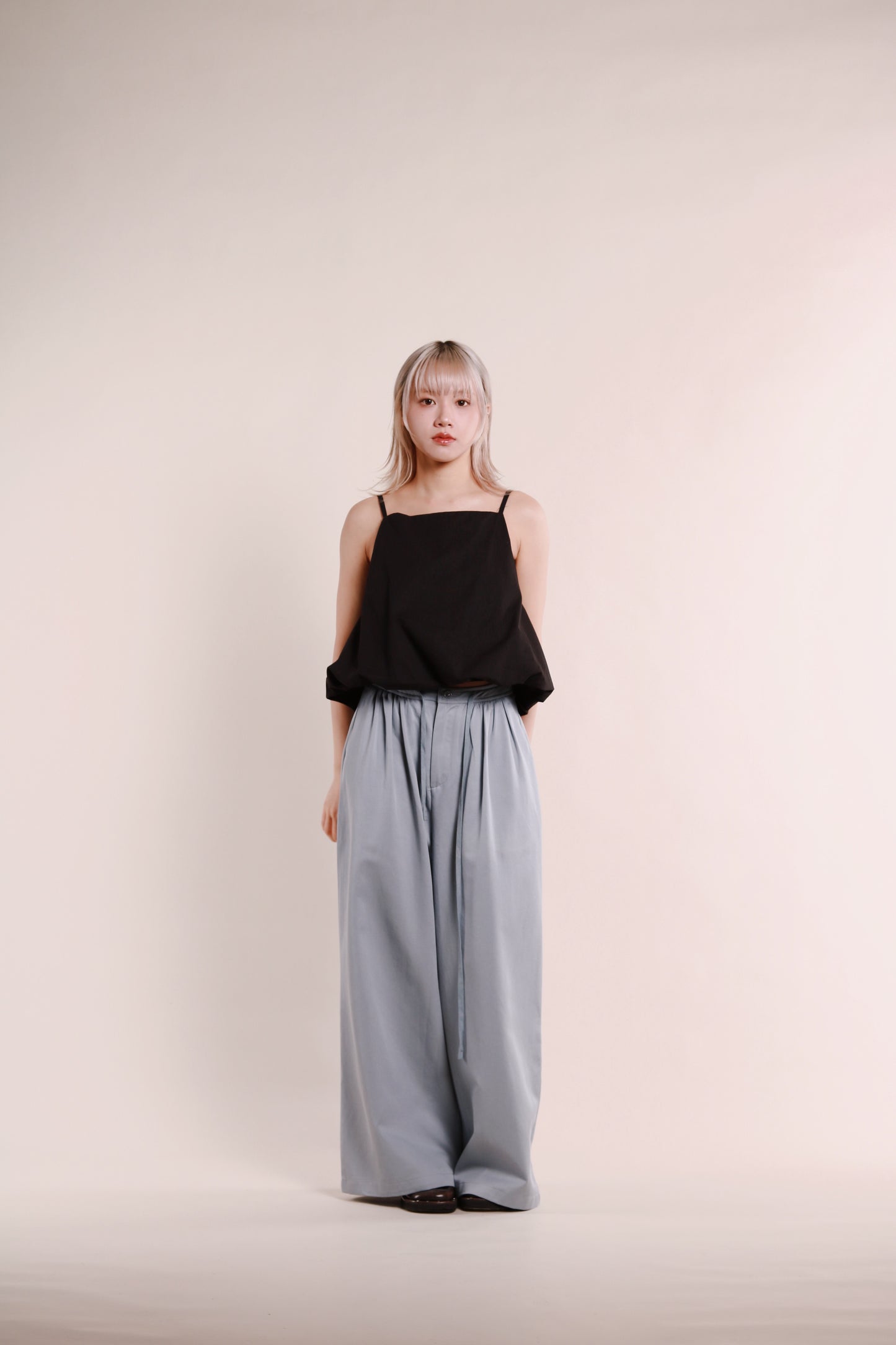 Renne Wide Leg Pants (Blue)