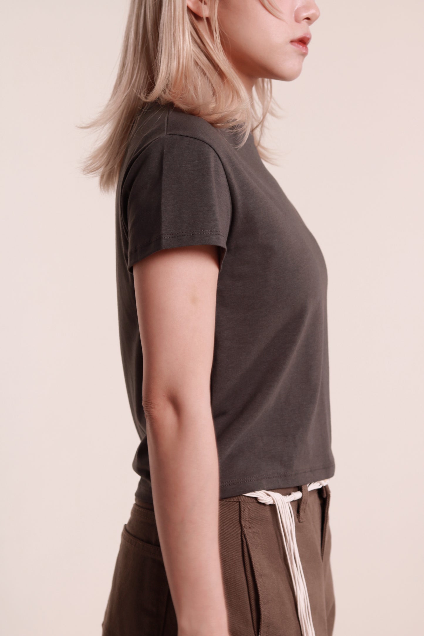 Lyla Tee Set (Charcoal)