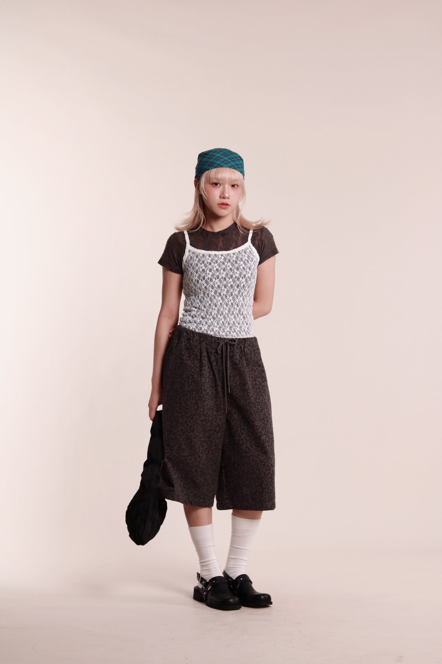 Mesh Sleeveless Top (White)