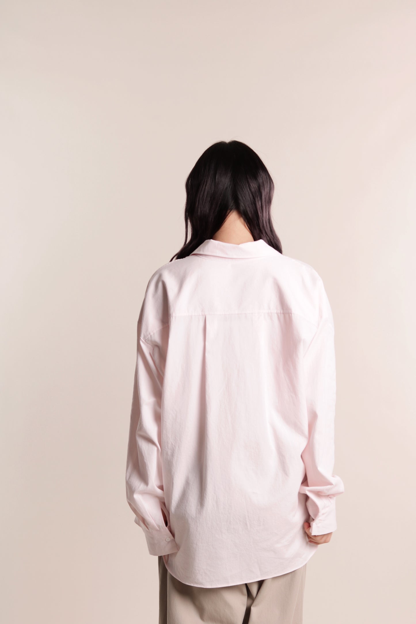 Oversized Boyfriend Shirt (Pink)