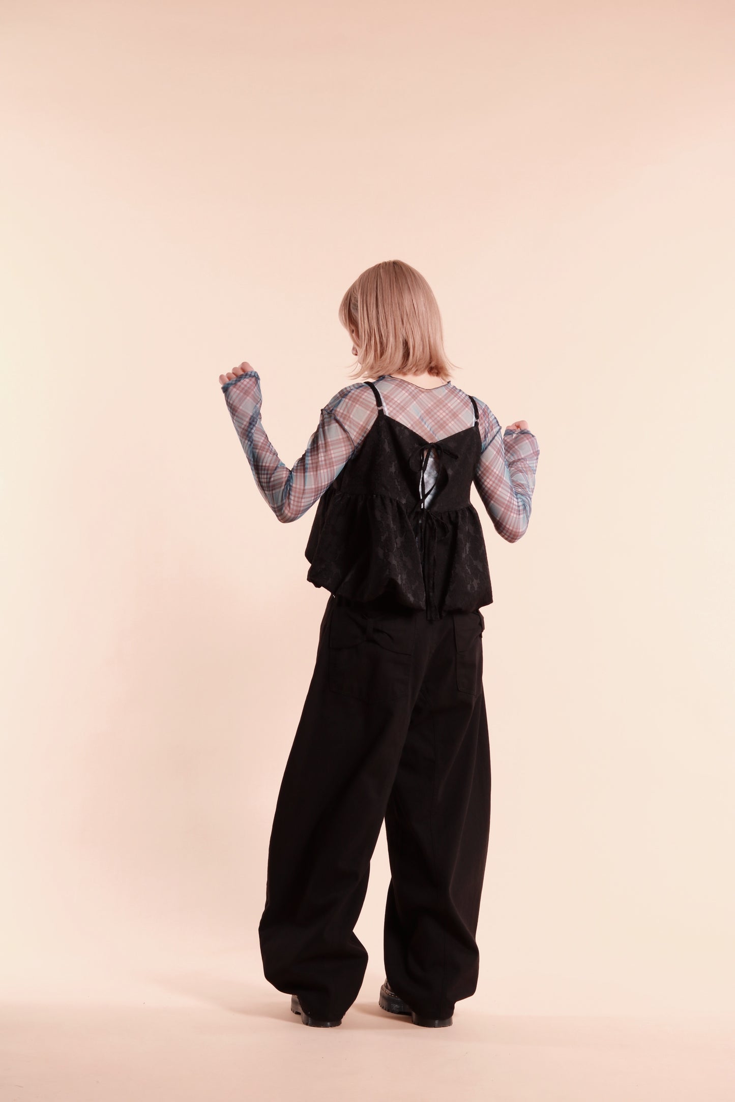 Ribbon Jeans (Black)