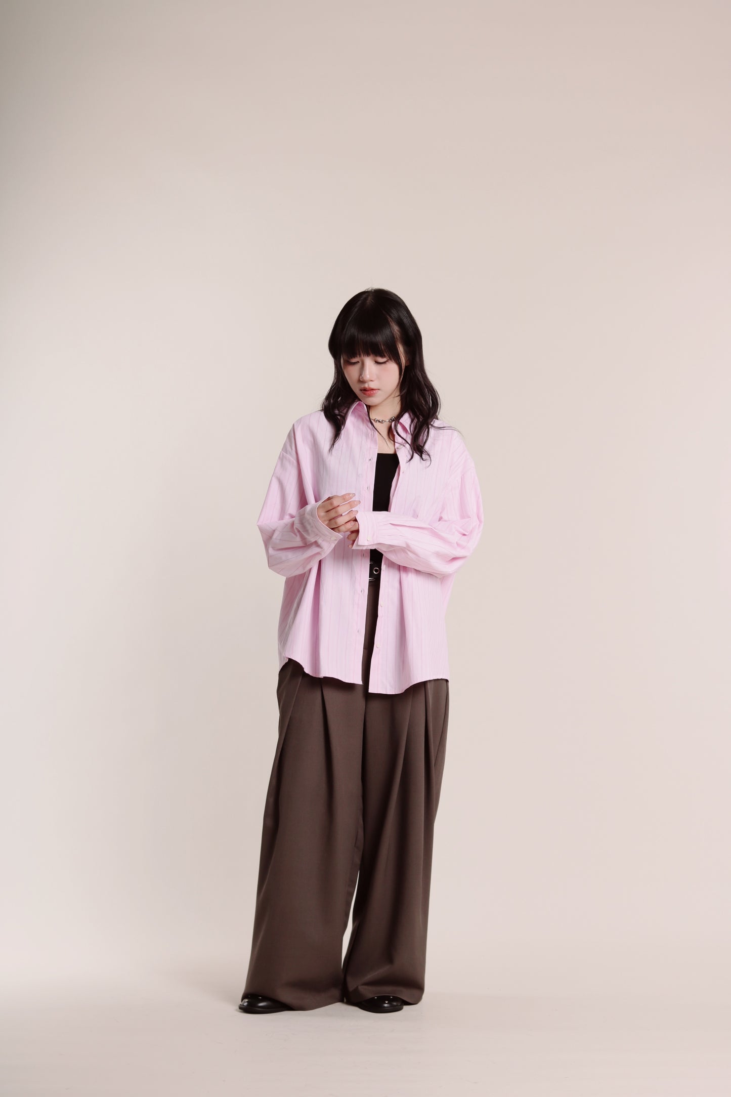 Spring Striped Shirt (Pink)