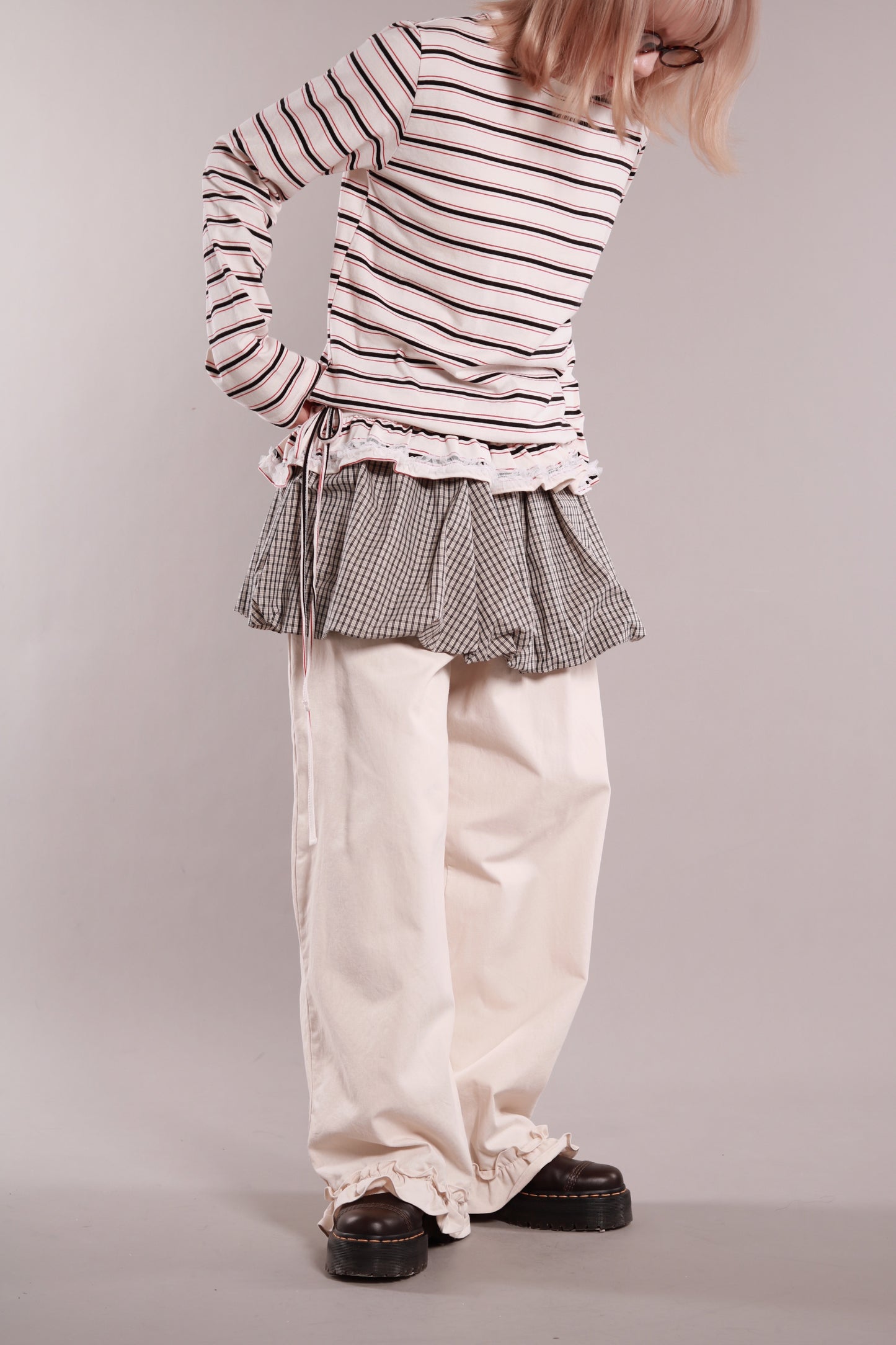 Ballon Mini Skirt (Beige)