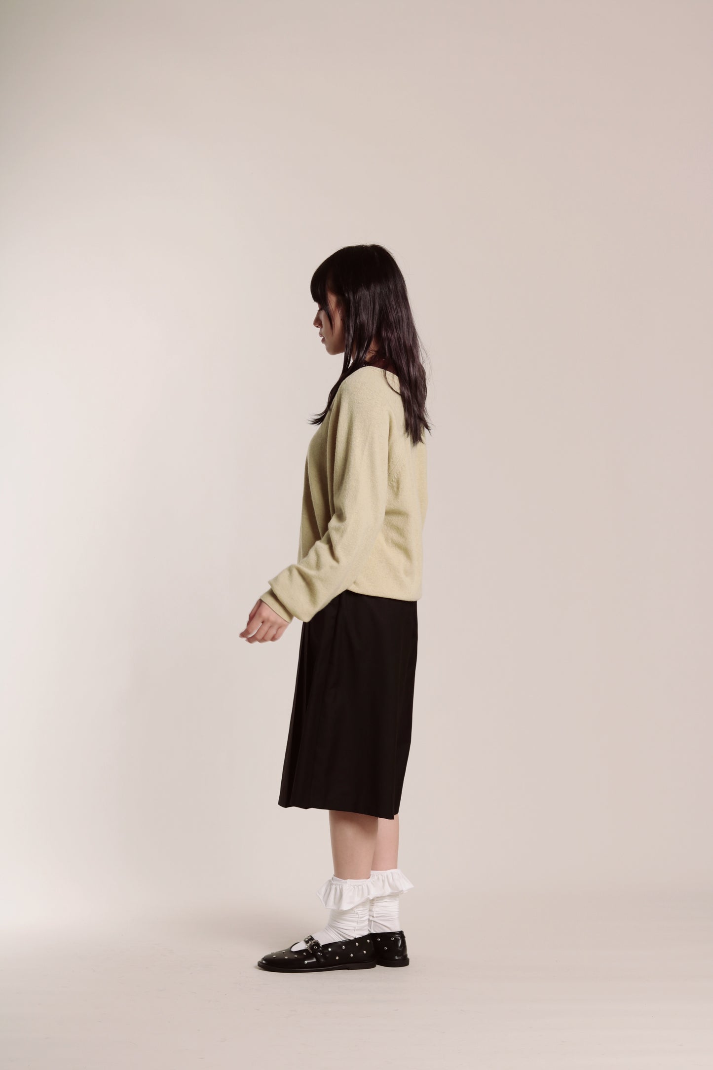 V Neck Sweater (Mustard)