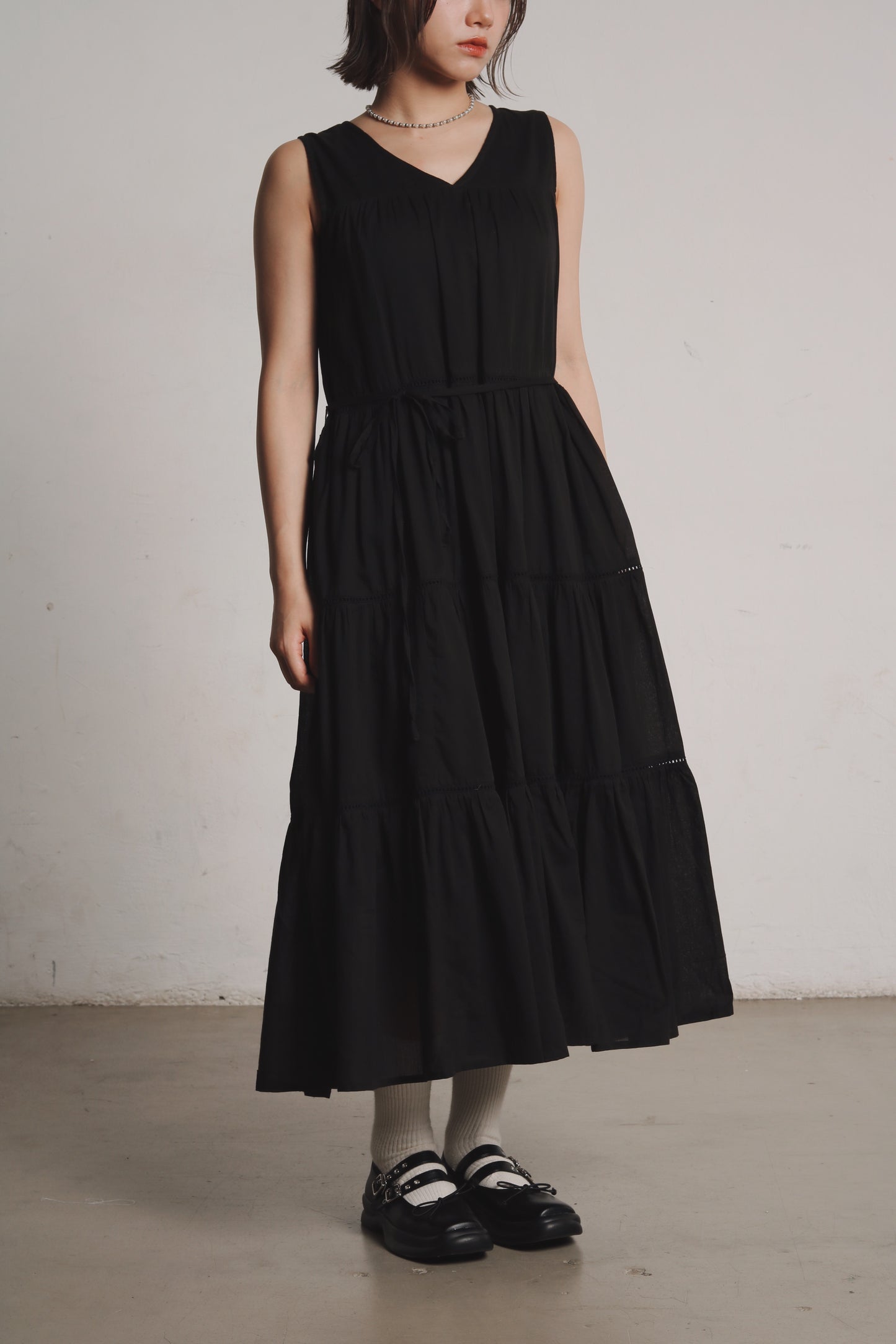 Doll Tiered Dress (Black)