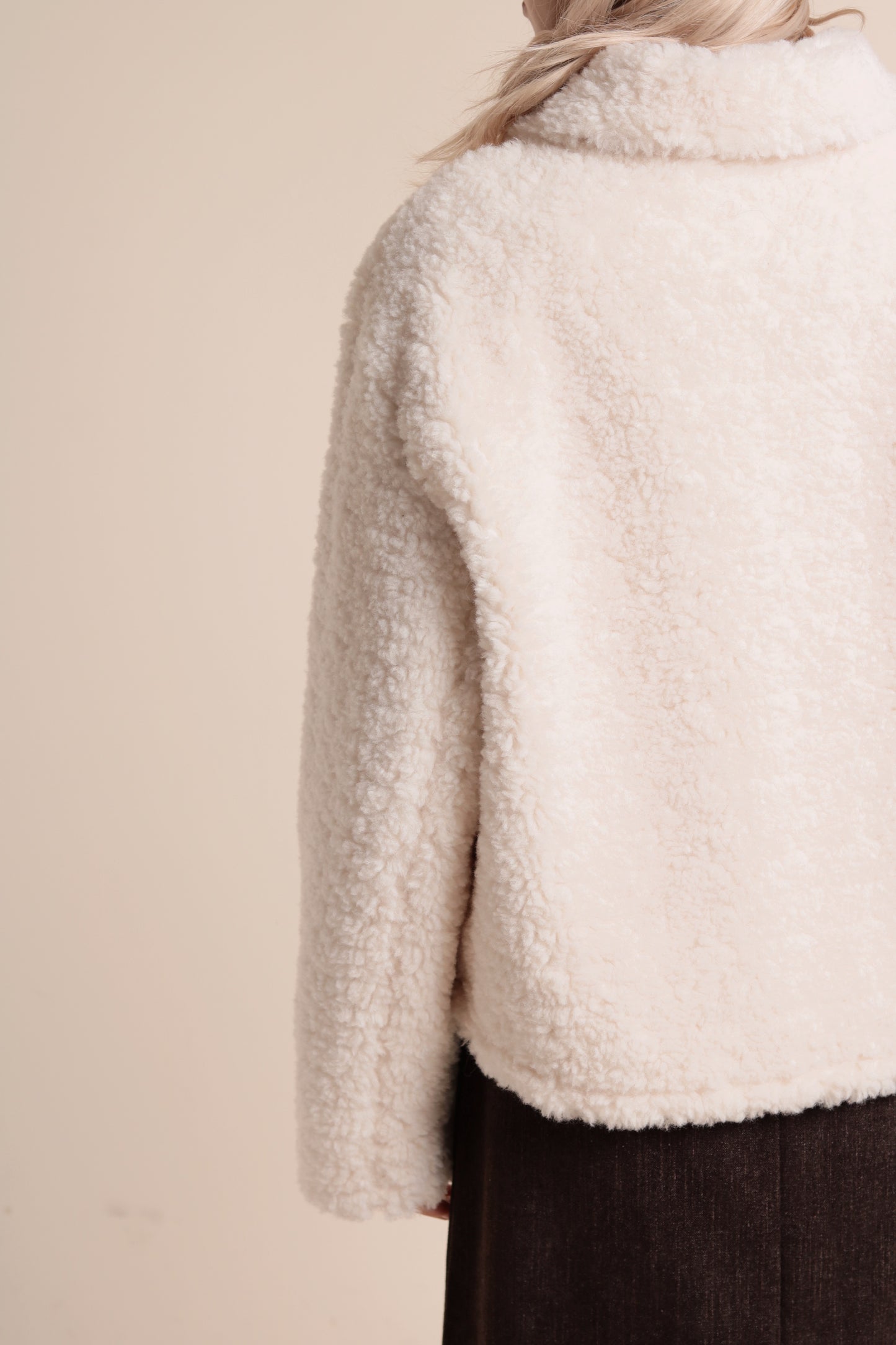 Teddy Bear Jacket (Ivory)