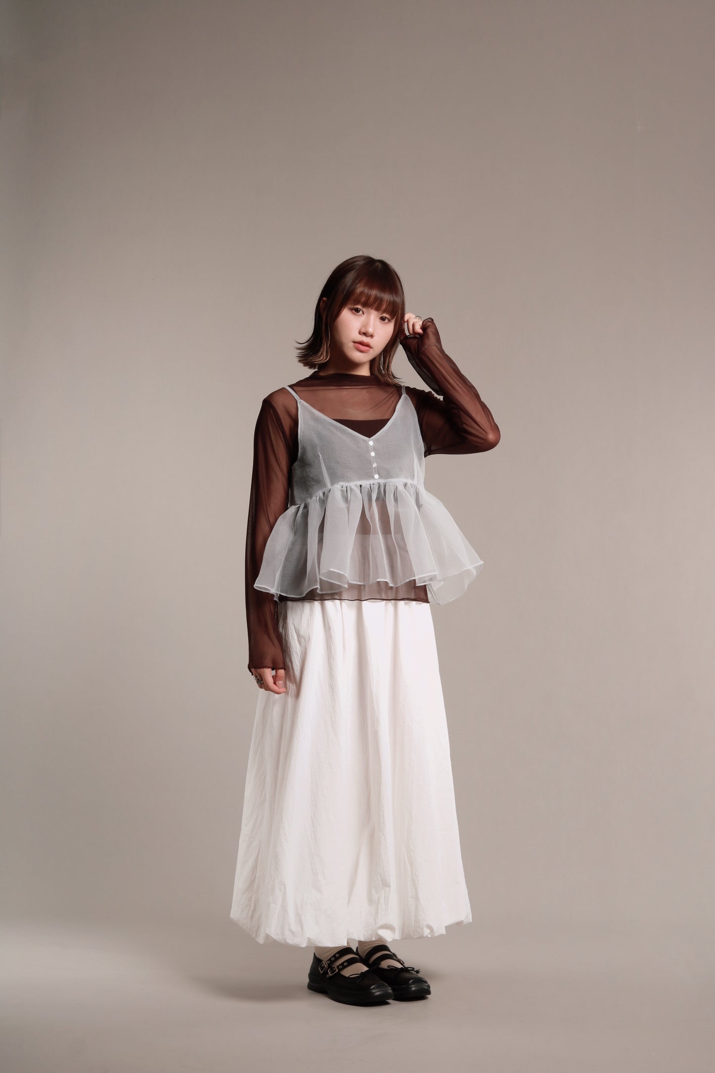 Bubble Skirt (White)