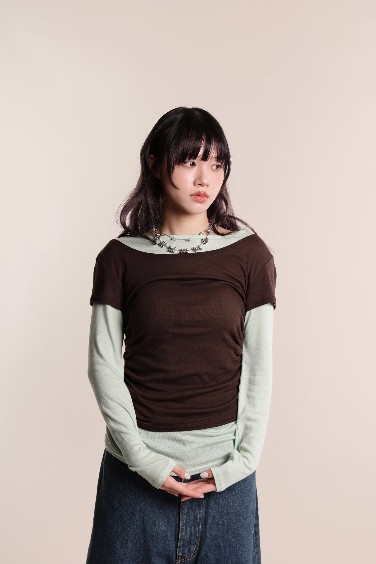 Mila Layered Top (Green)