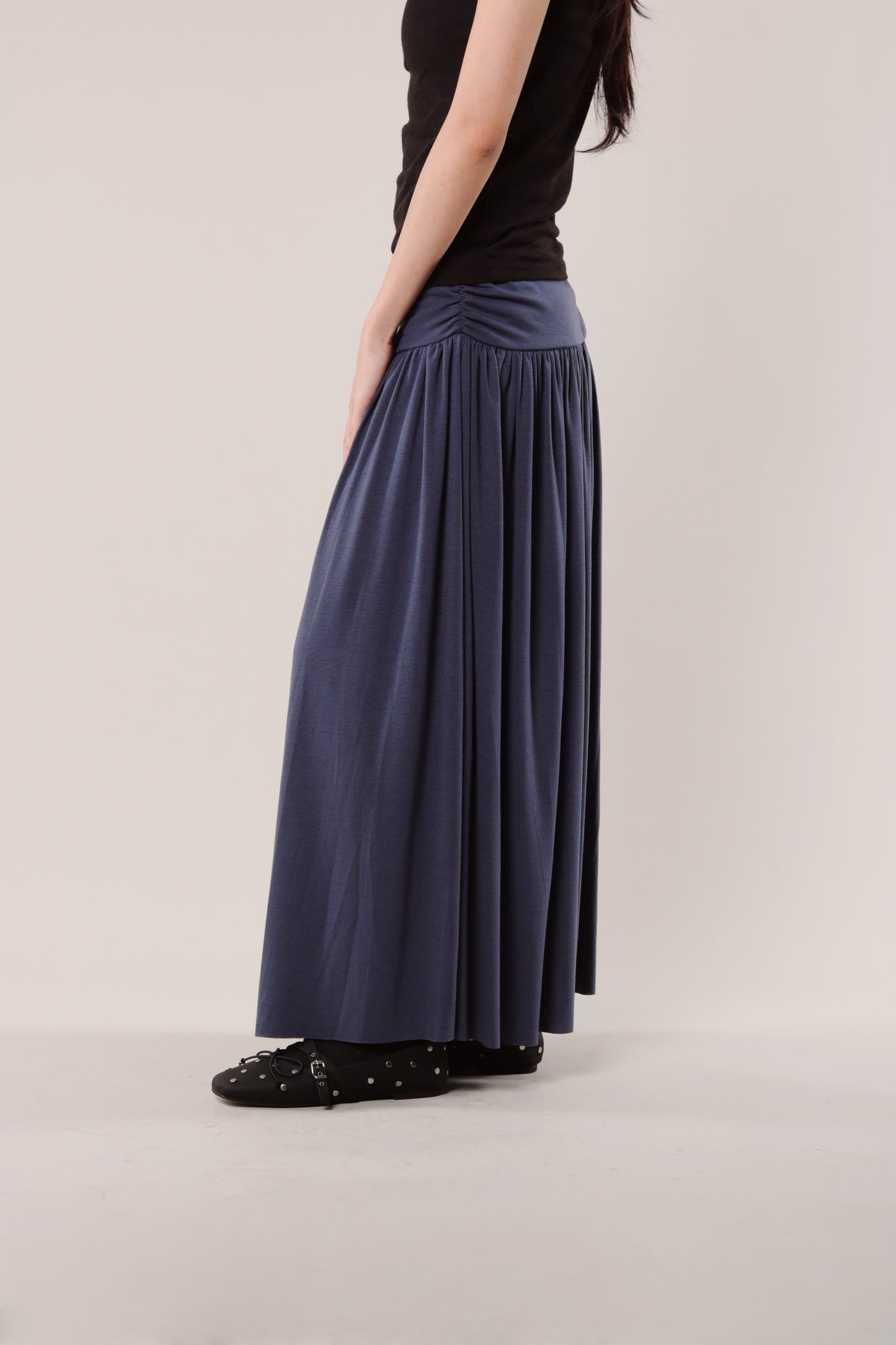Softy Lazy Skirt (Navy)