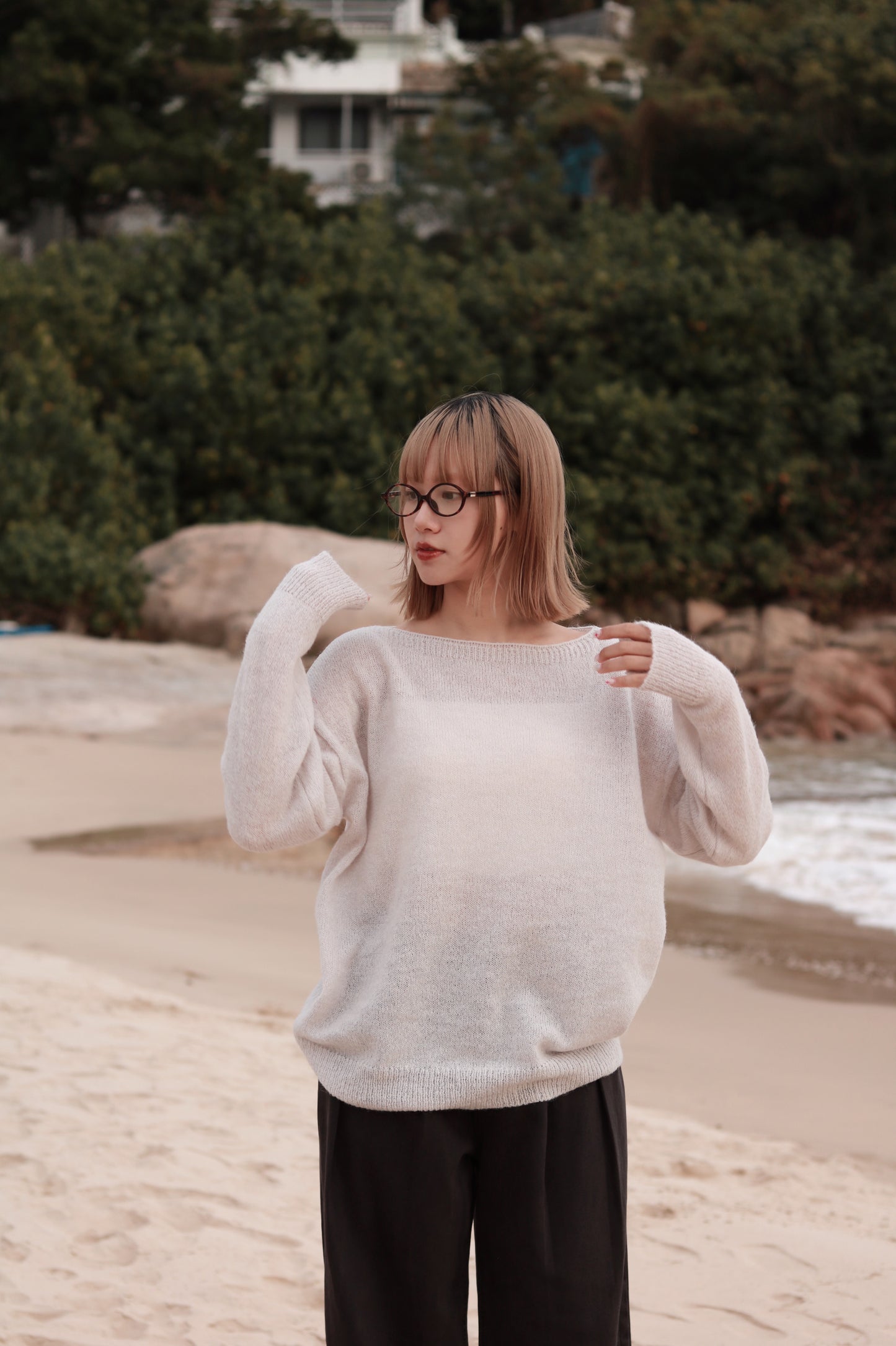 Spring Sweater (Light Grey)