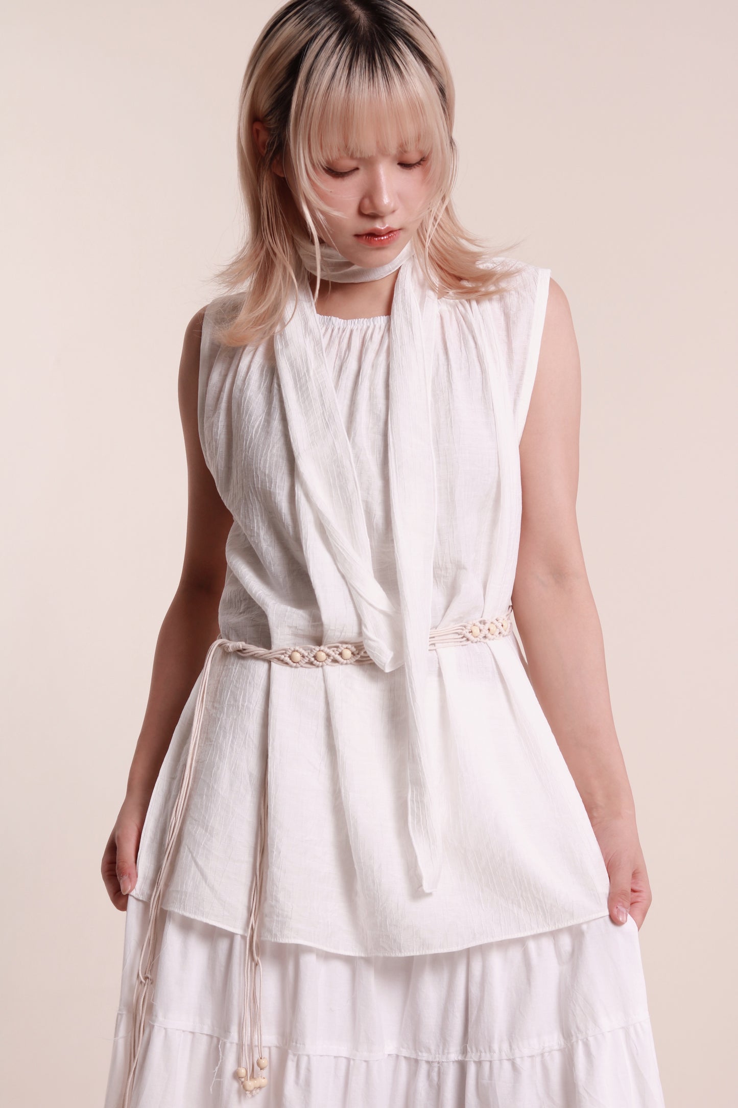 Boho Belt (Brown/Ivory)