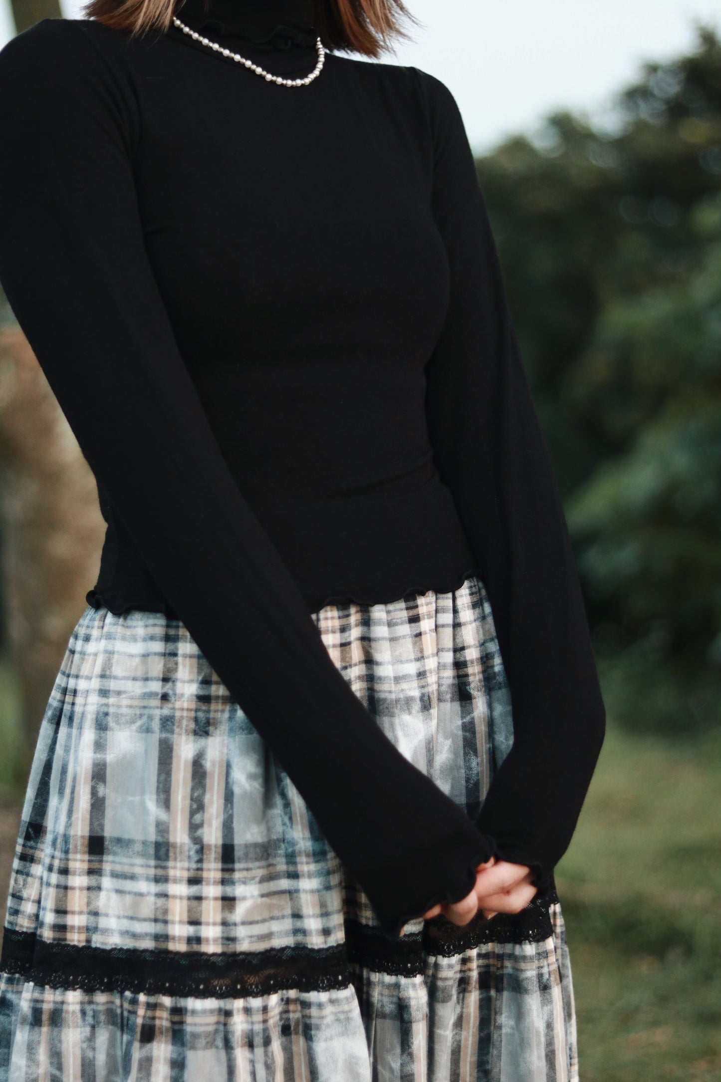 Double Fafa Top (Black)