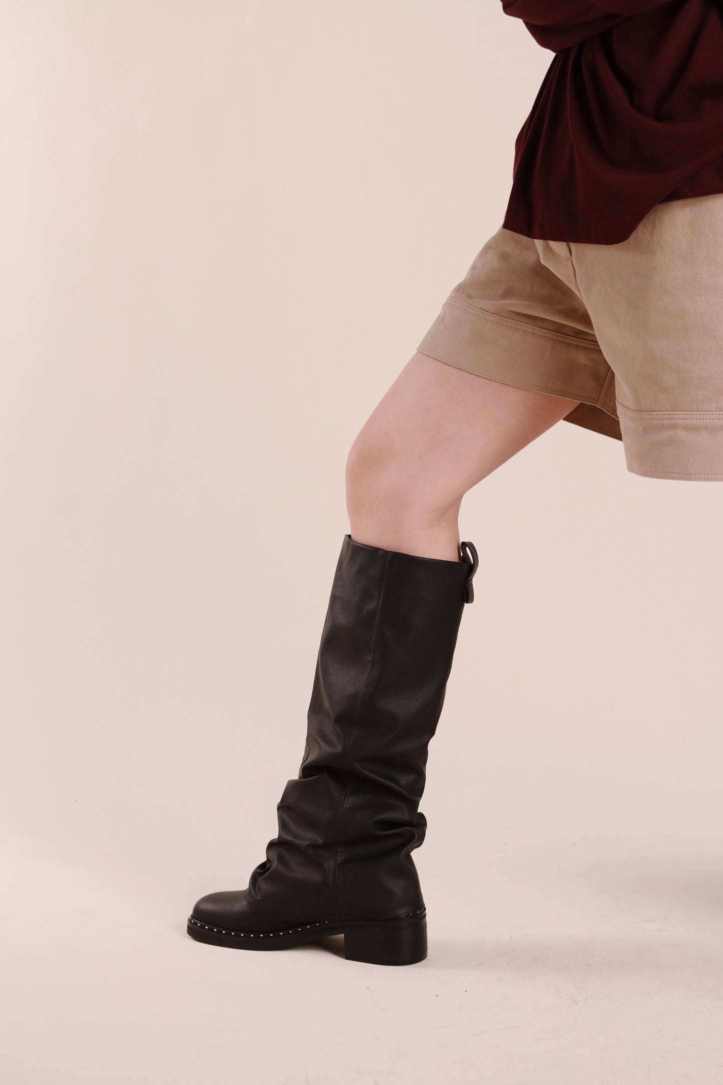 Studded Knee Boots
