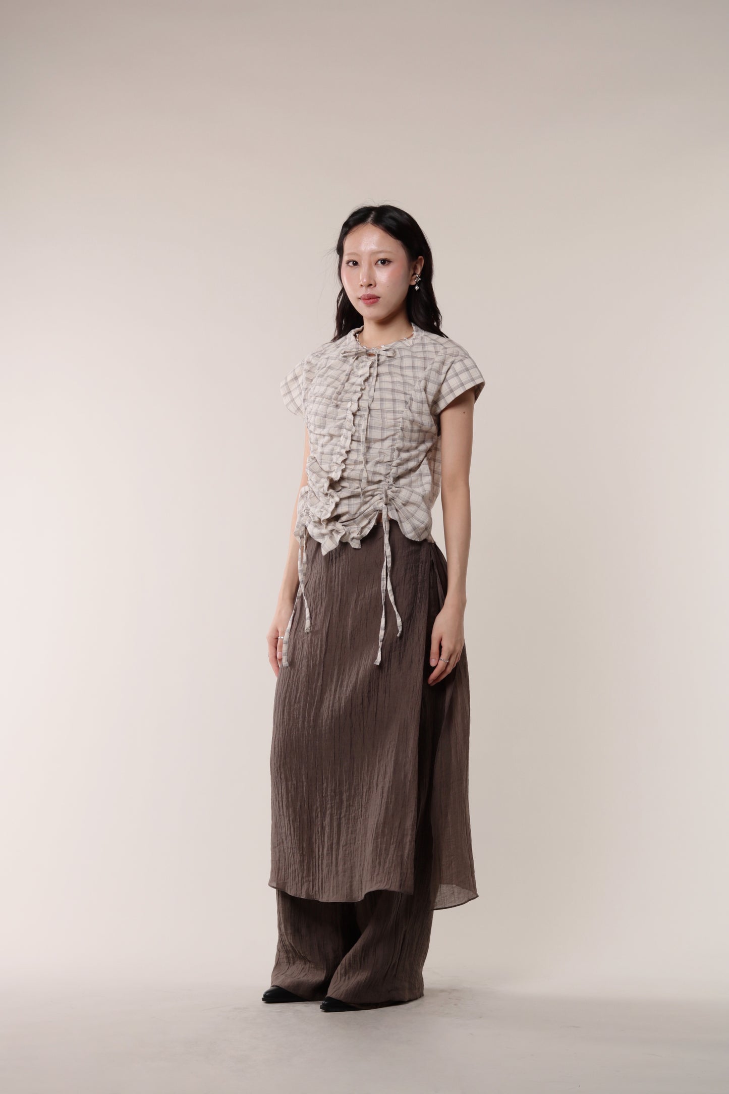 Layered Pants (Brown)