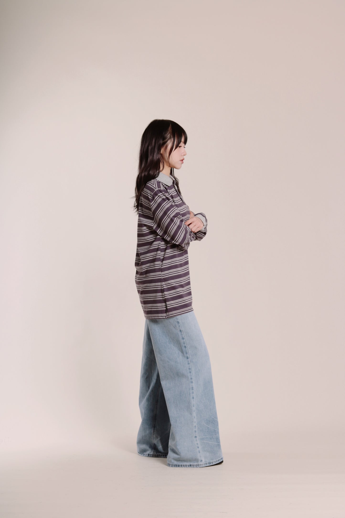 Striped Top (Purple)