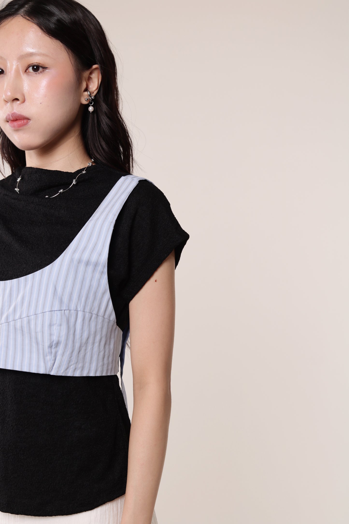 Striped Vest (Blue)