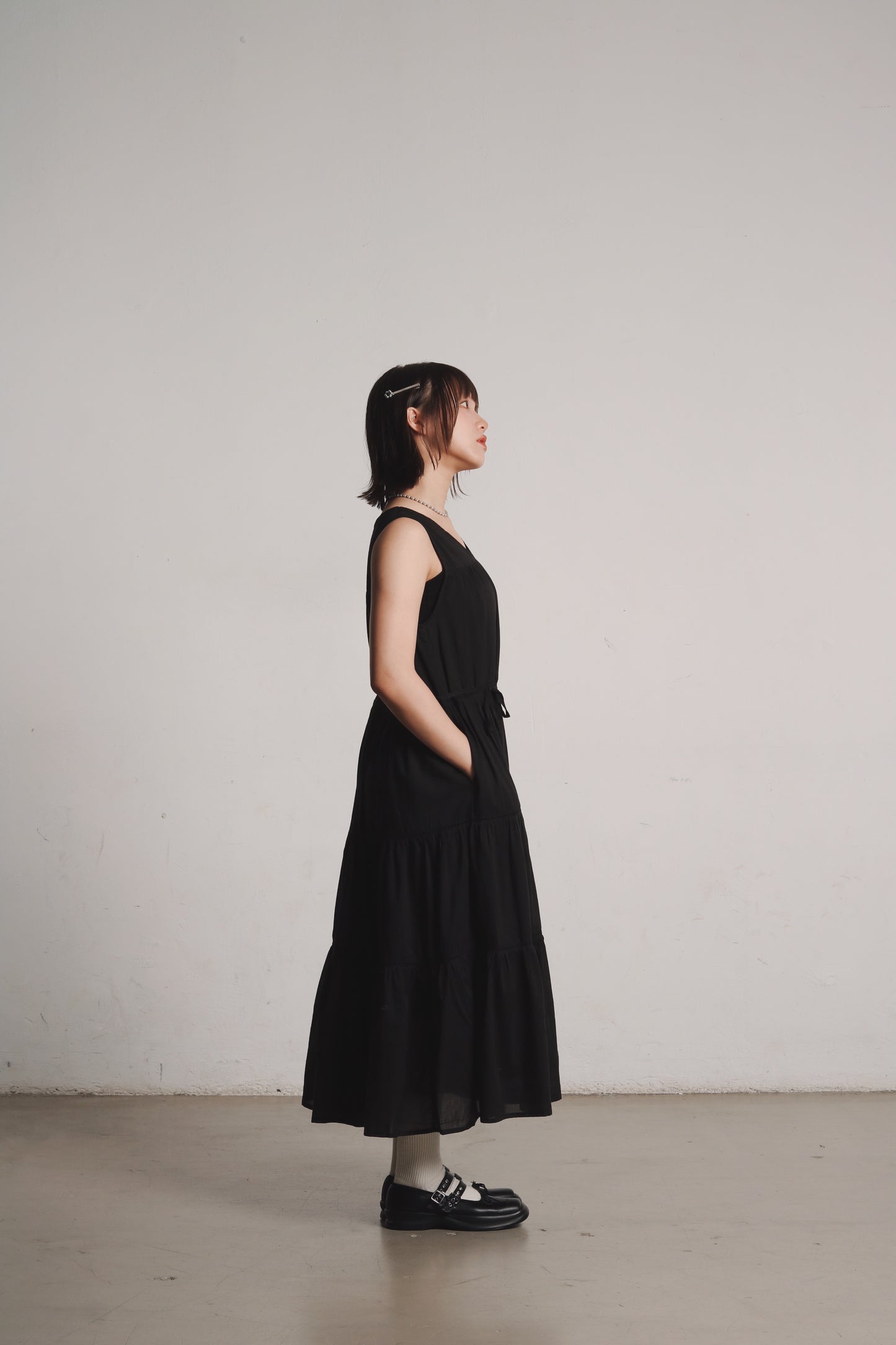 Doll Tiered Dress (Black)