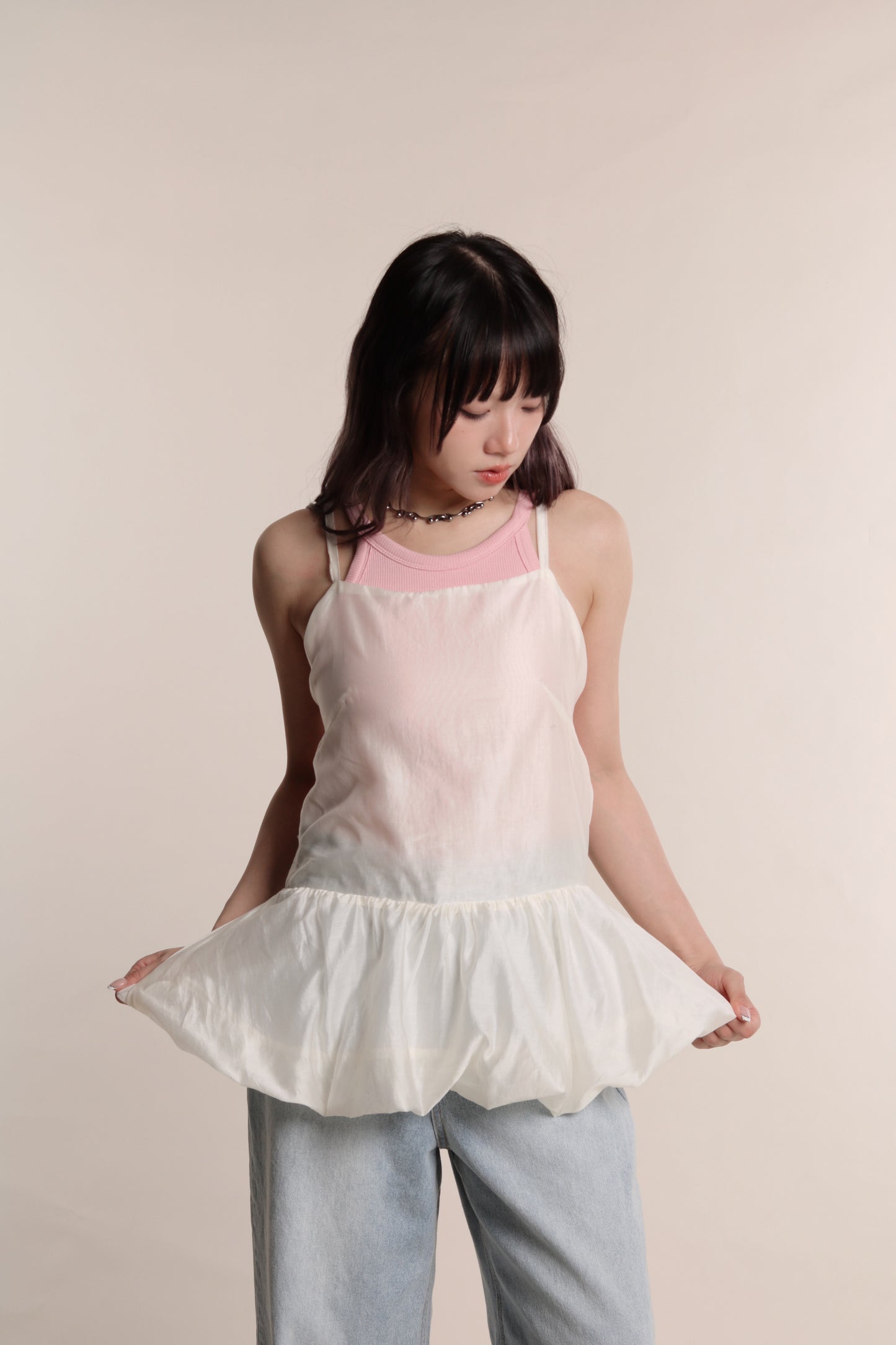 Ballet Bubble Top (Ivory)