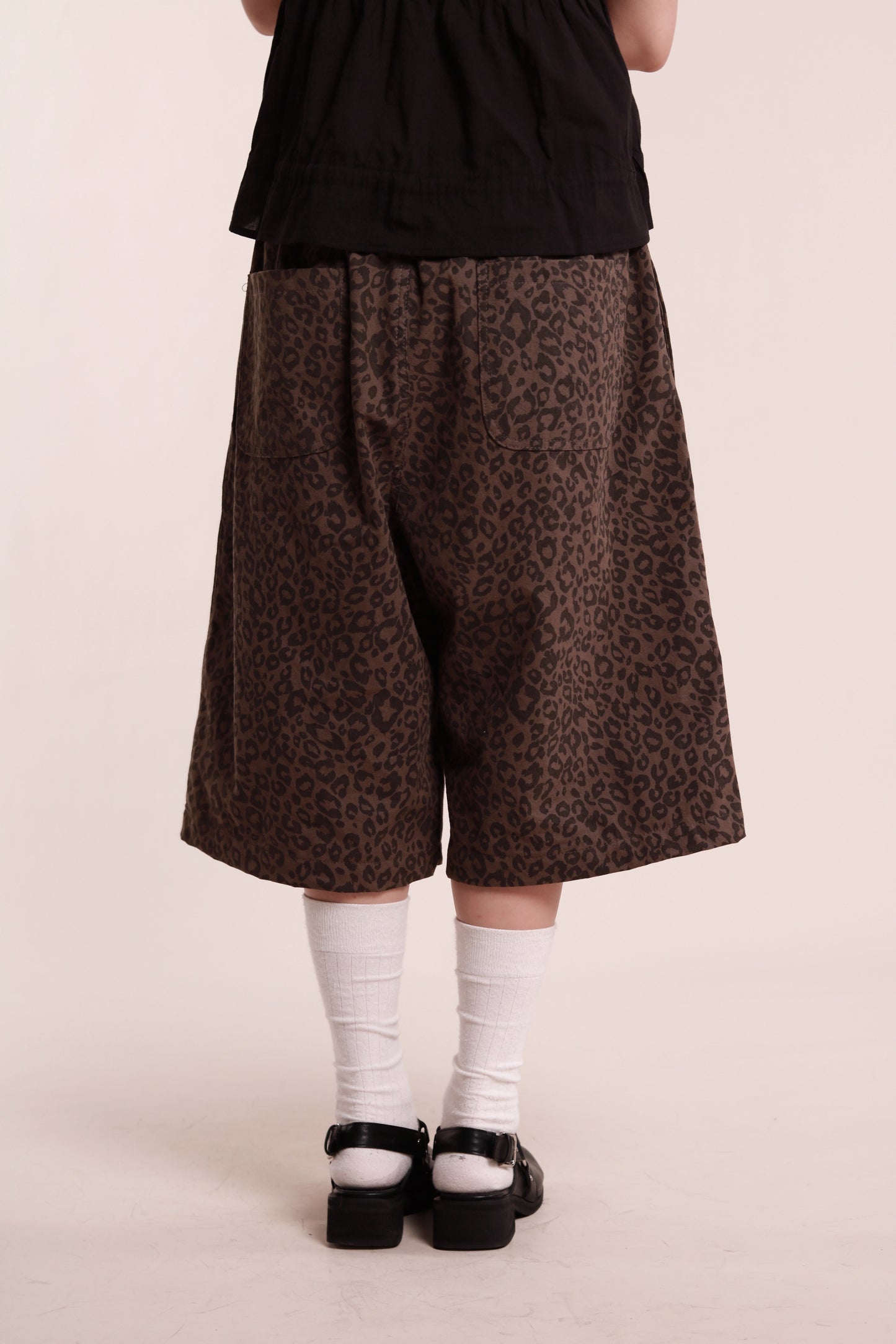 Leopard Shorts (Brown)