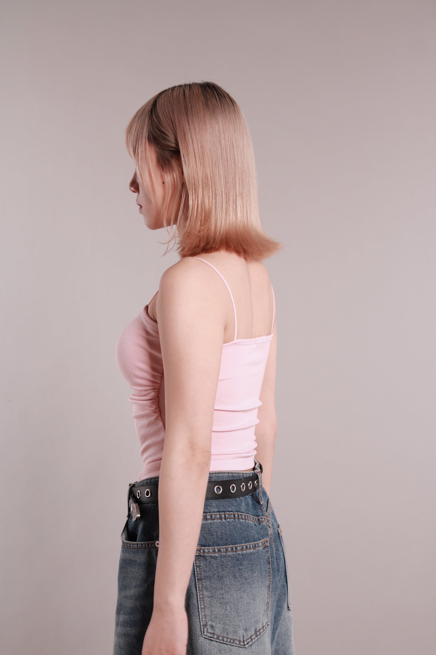 Gathered Bra Top (Pink)