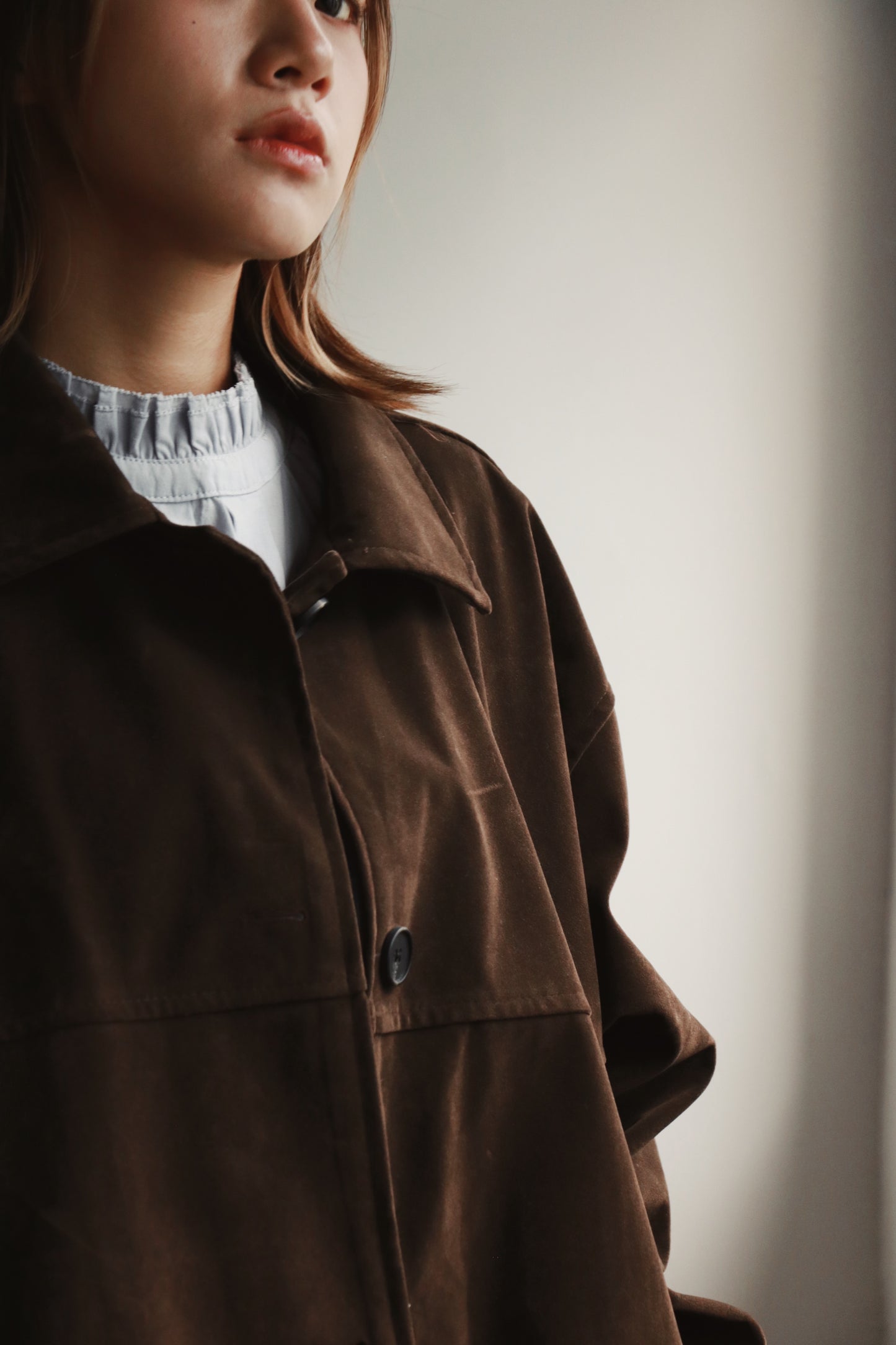 Suede Jacket (Brown)