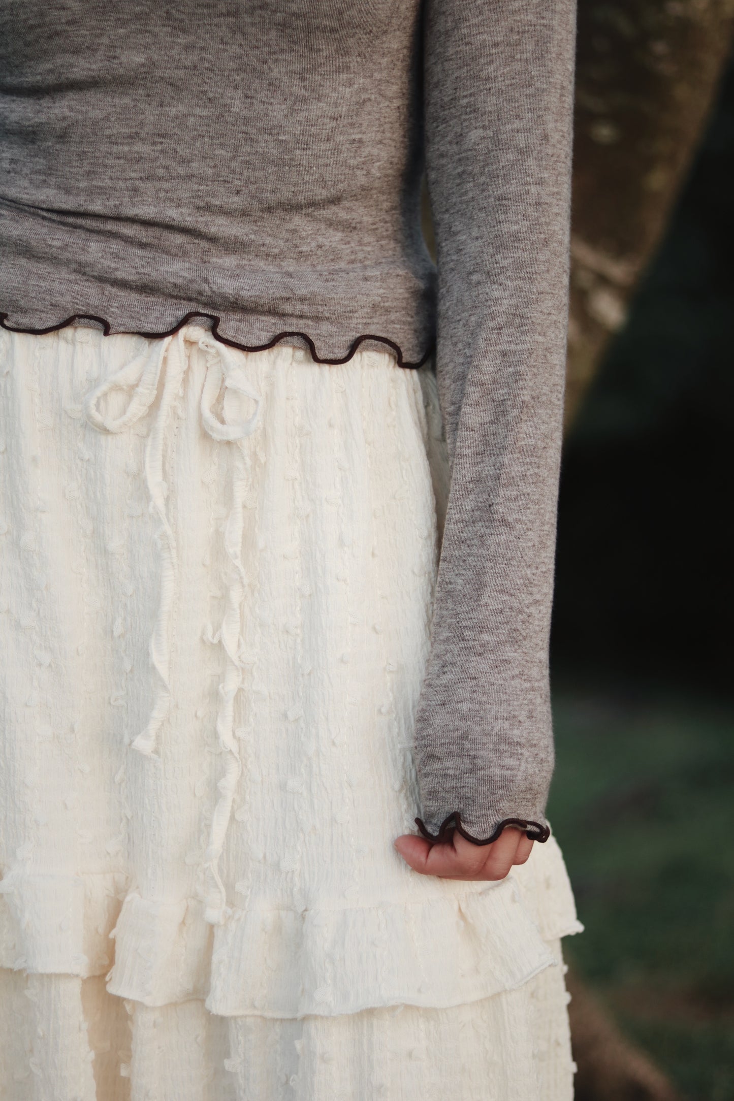 Double Fafa Top (Brown)