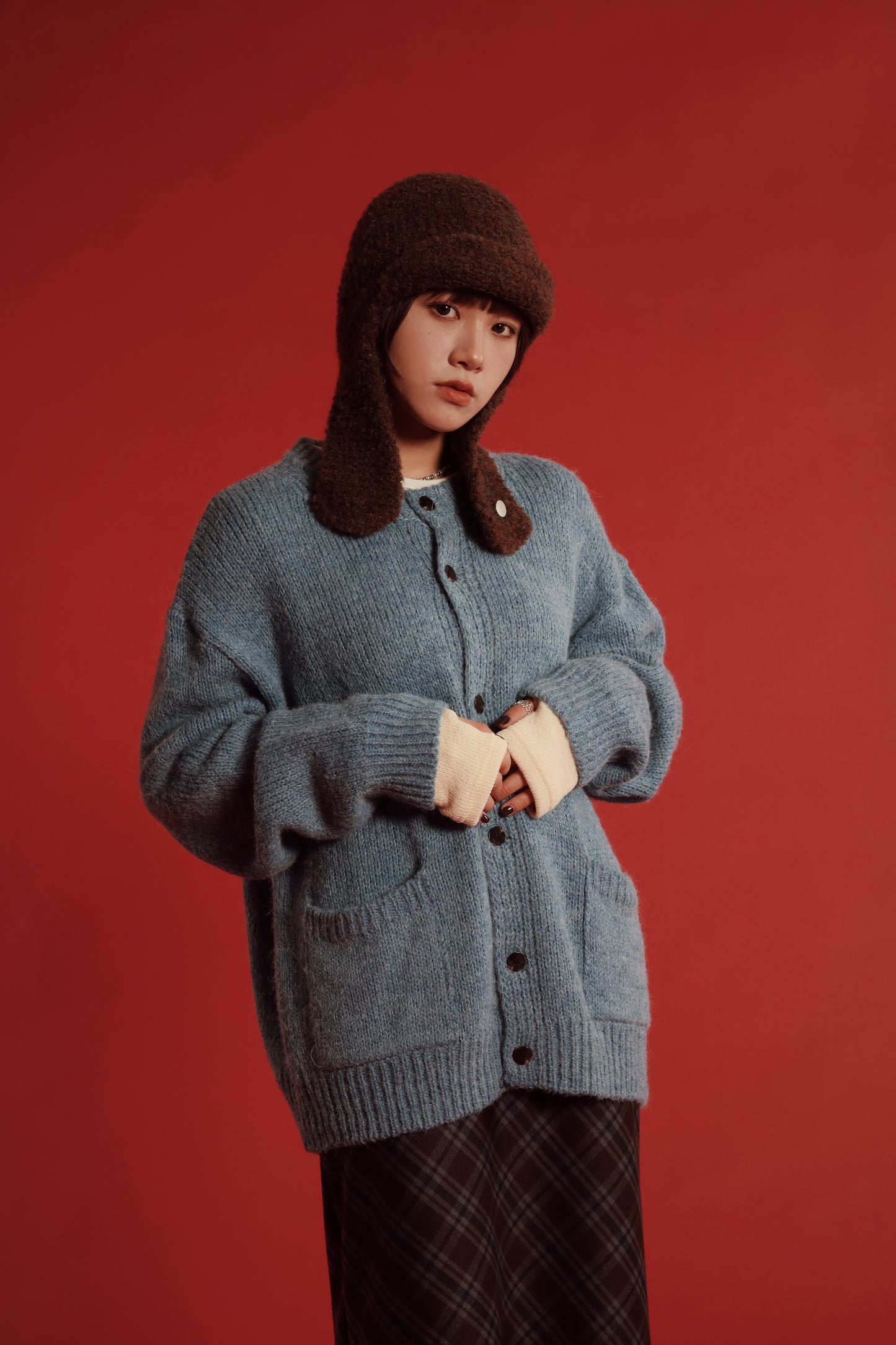 Flaps Beanie (Black/Brown/Grey/White)