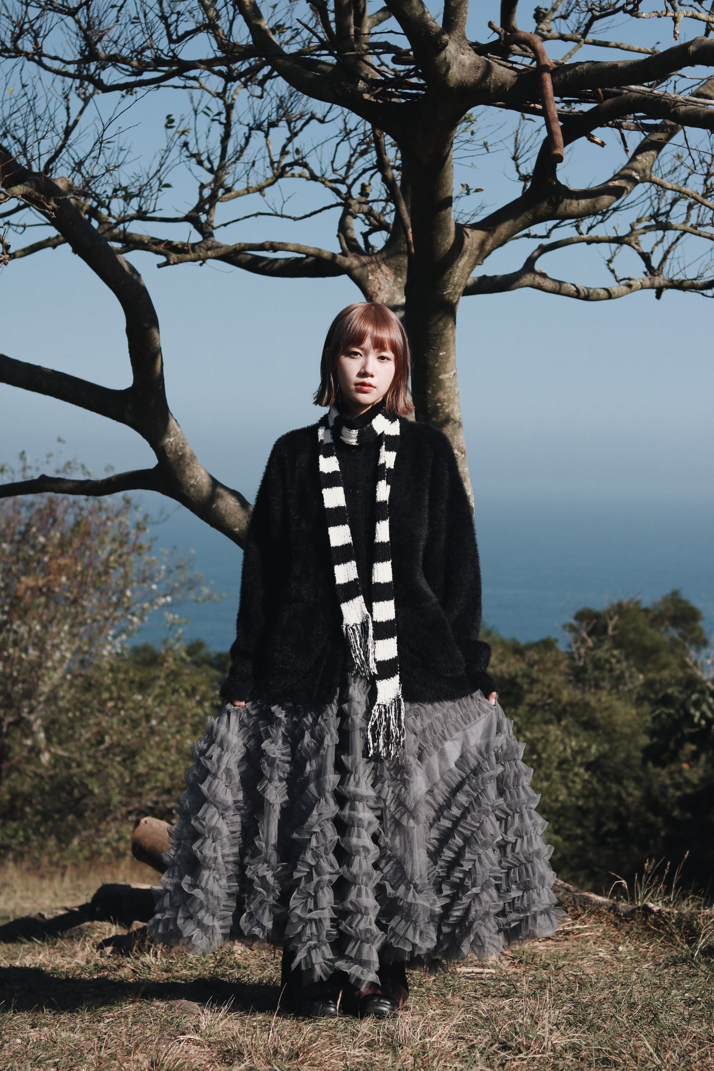 Doll Lace Skirt (Grey)