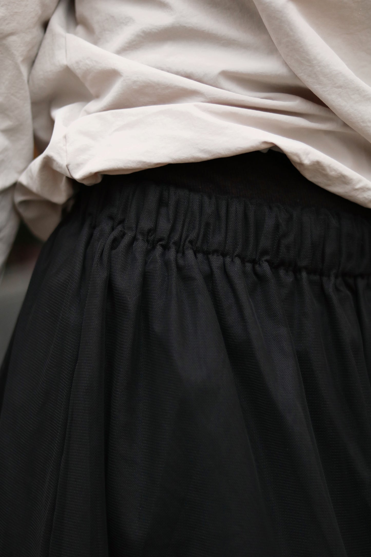 Doll Lace Ruffle Skirt (Black)