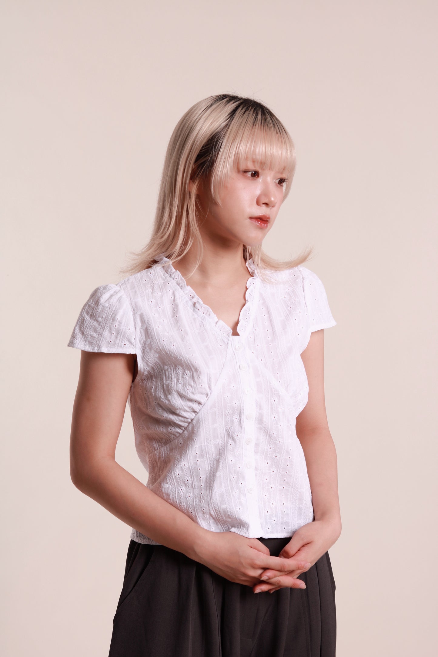 Lace Blouse (White)