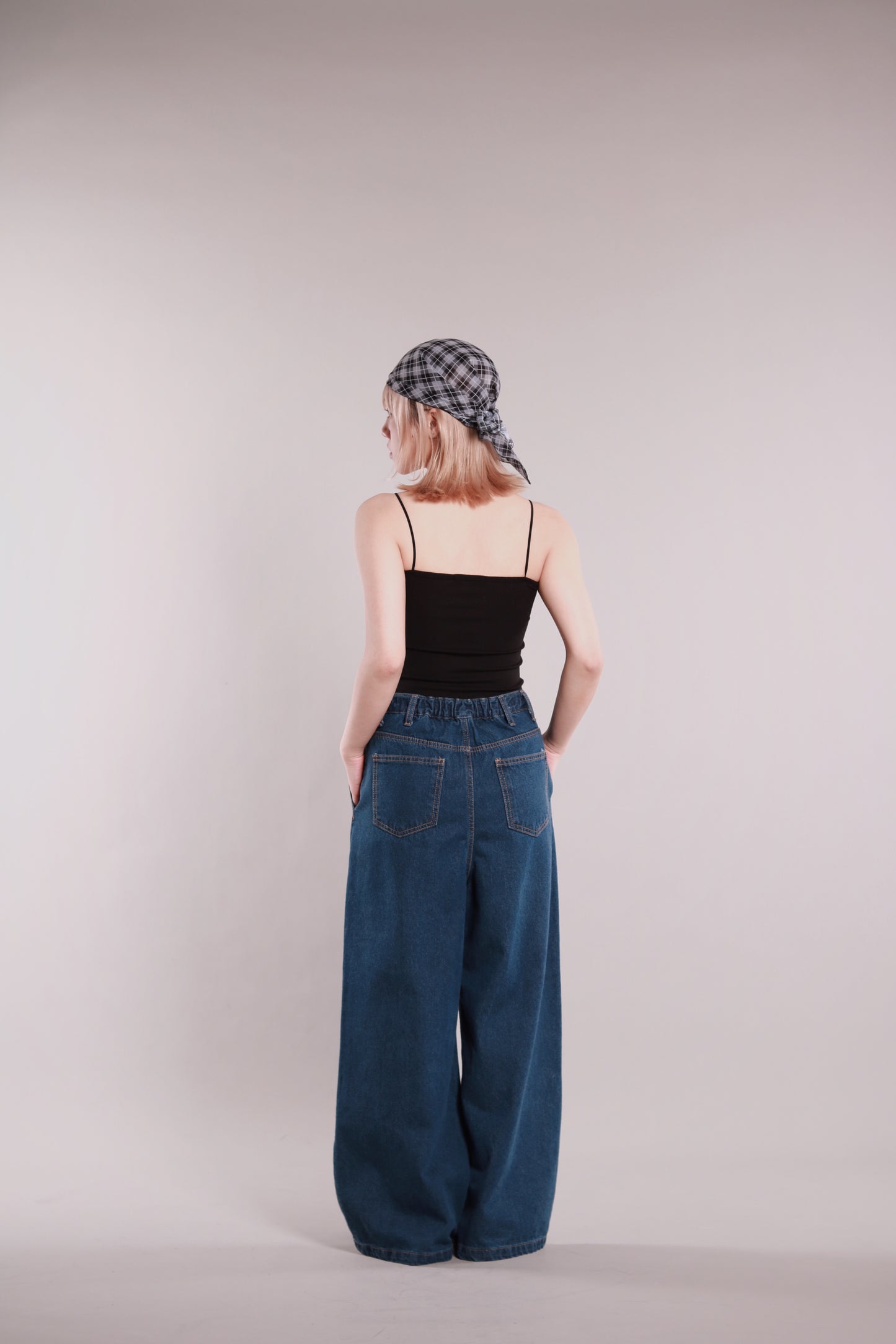 Gathered Bra Top (Black)
