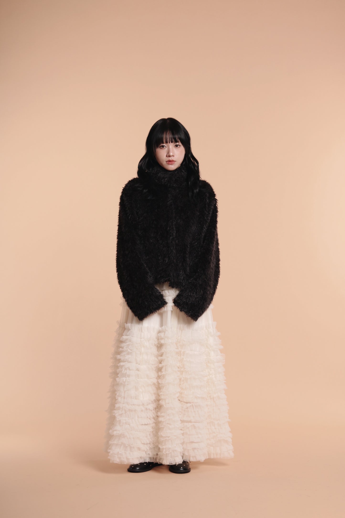 Doll Ruffle Lace Skirt (Ivory)