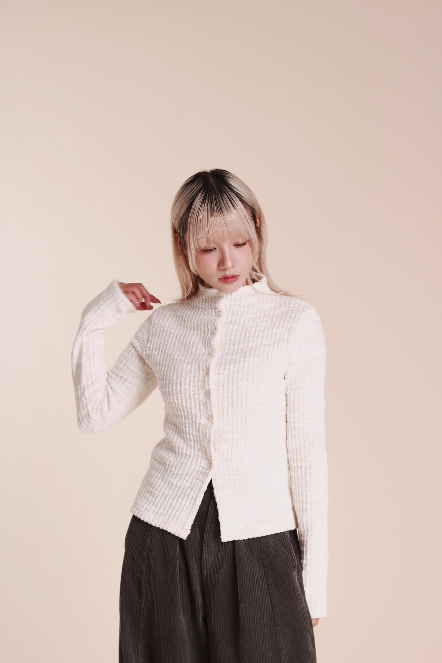 Textured Top (Ivory)