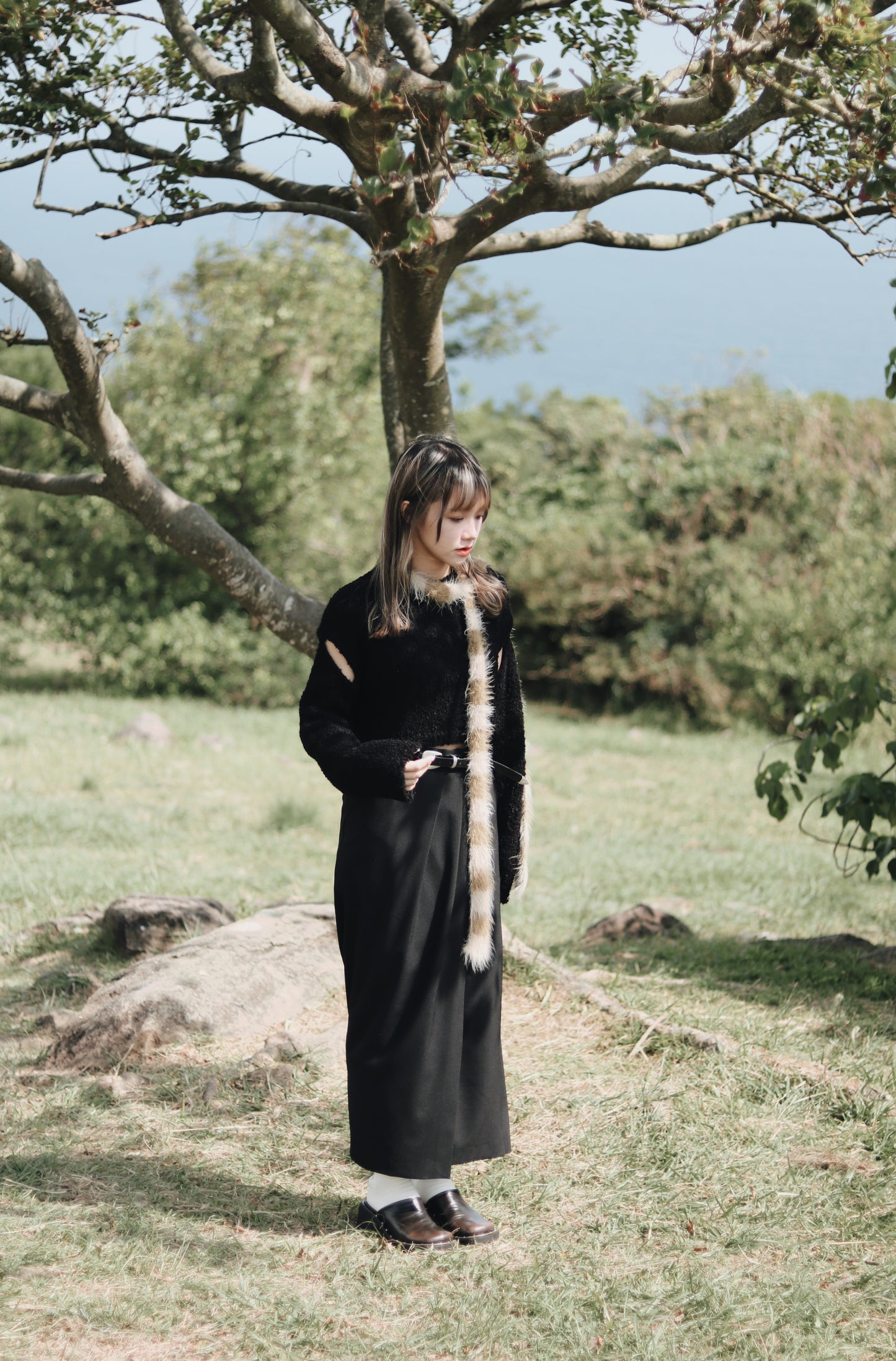 Pleated Skirt (Black)