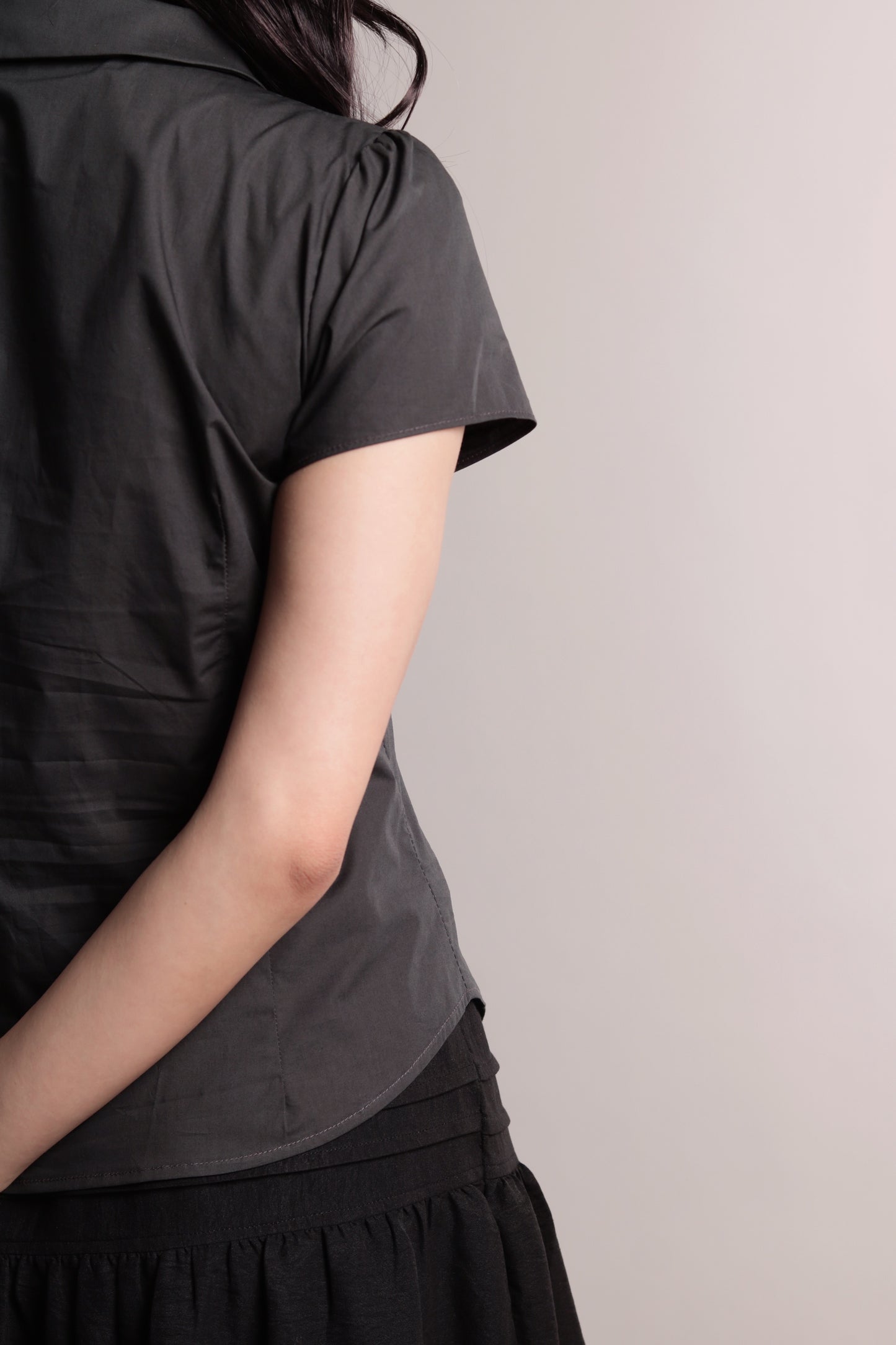 Corset Shirt (Charcoal)